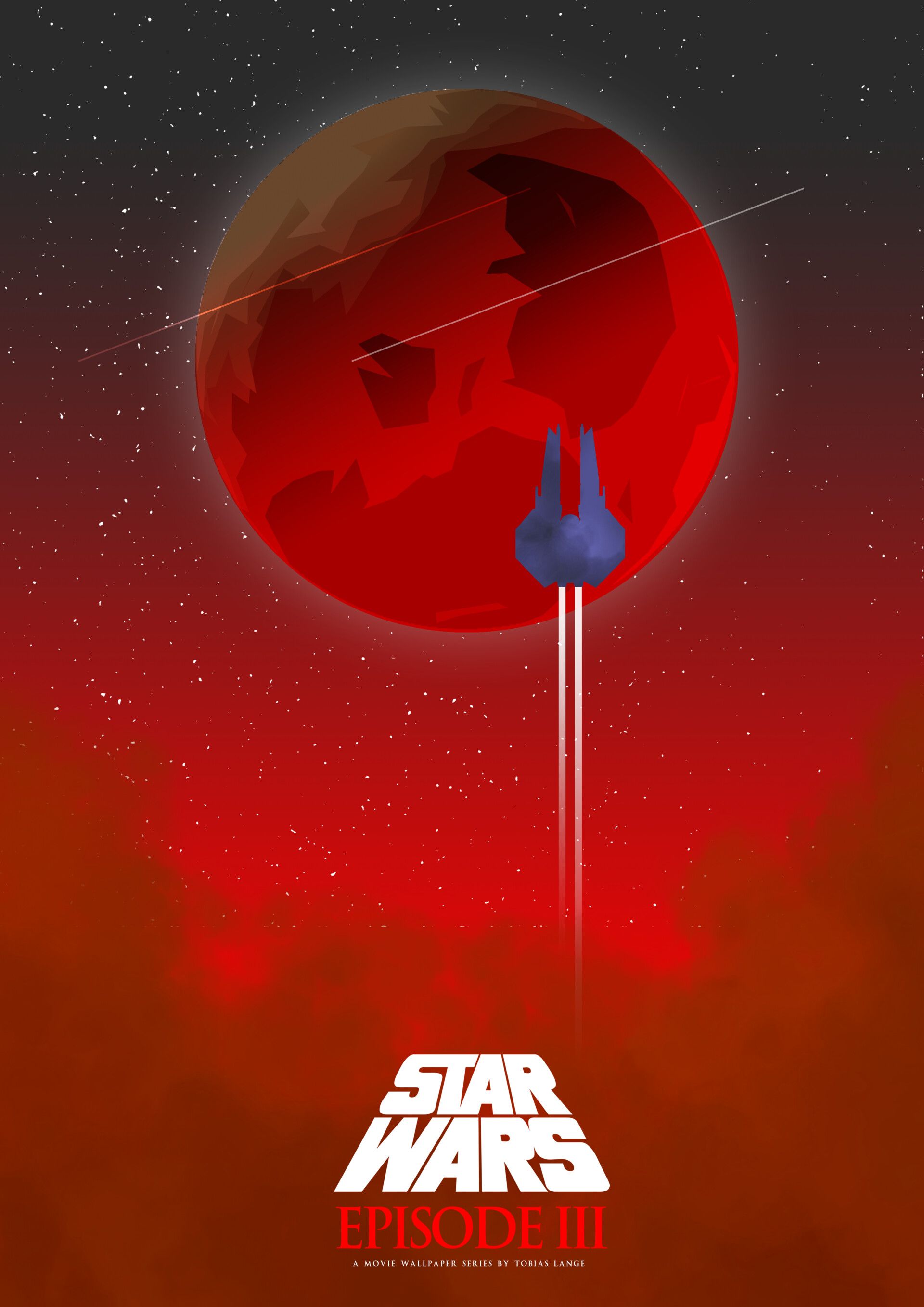 Episode 3 Star Wars Movie Poster Series, Tobias Lange