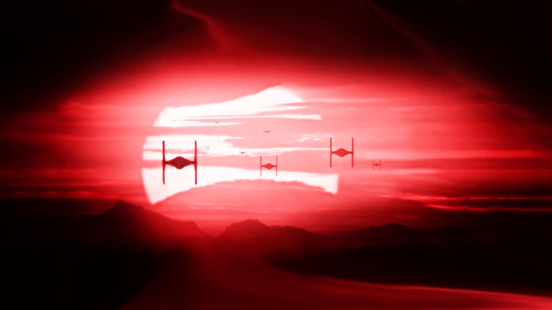 Star Wars The Force Awakens TIE Fighters Background