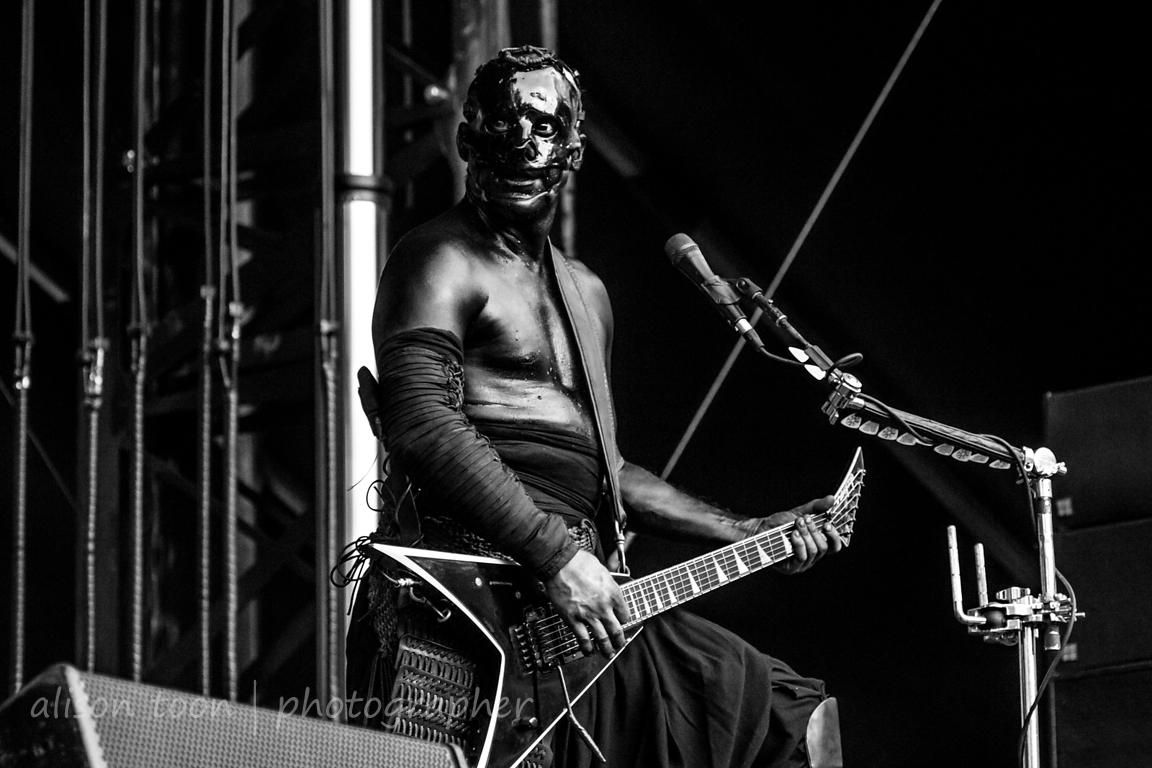 ALISON TOON. PHOTOGRAPHER. Wes Borland of Limp Bizkit Aftershock 2014