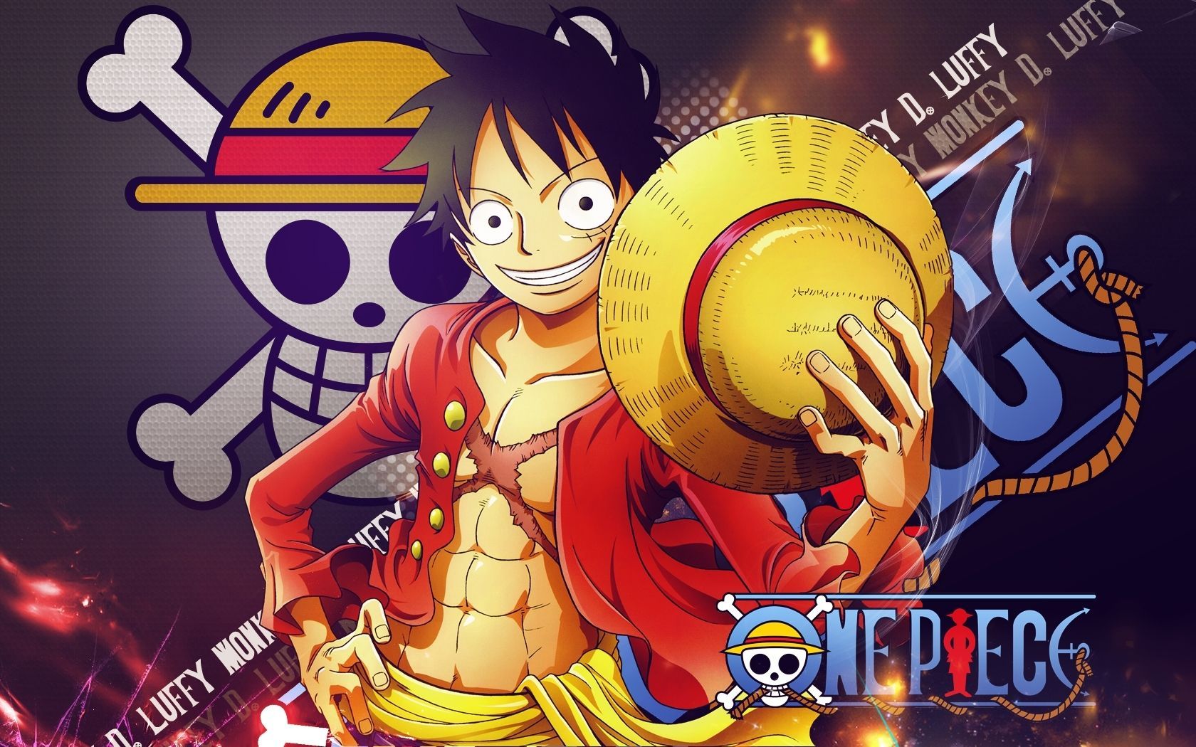 Top Luffy One Piece Wallpaper FULL HD 1920×1080 For PC Desktop. One piece luffy, One piece cartoon, Monkey d luffy