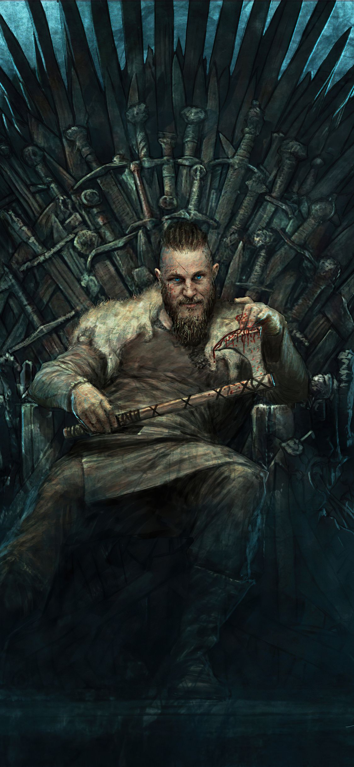 King Ragnar 4k iPhone XS, iPhone iPhone X HD 4k Wallpaper, Image, Background, Photo and Picture