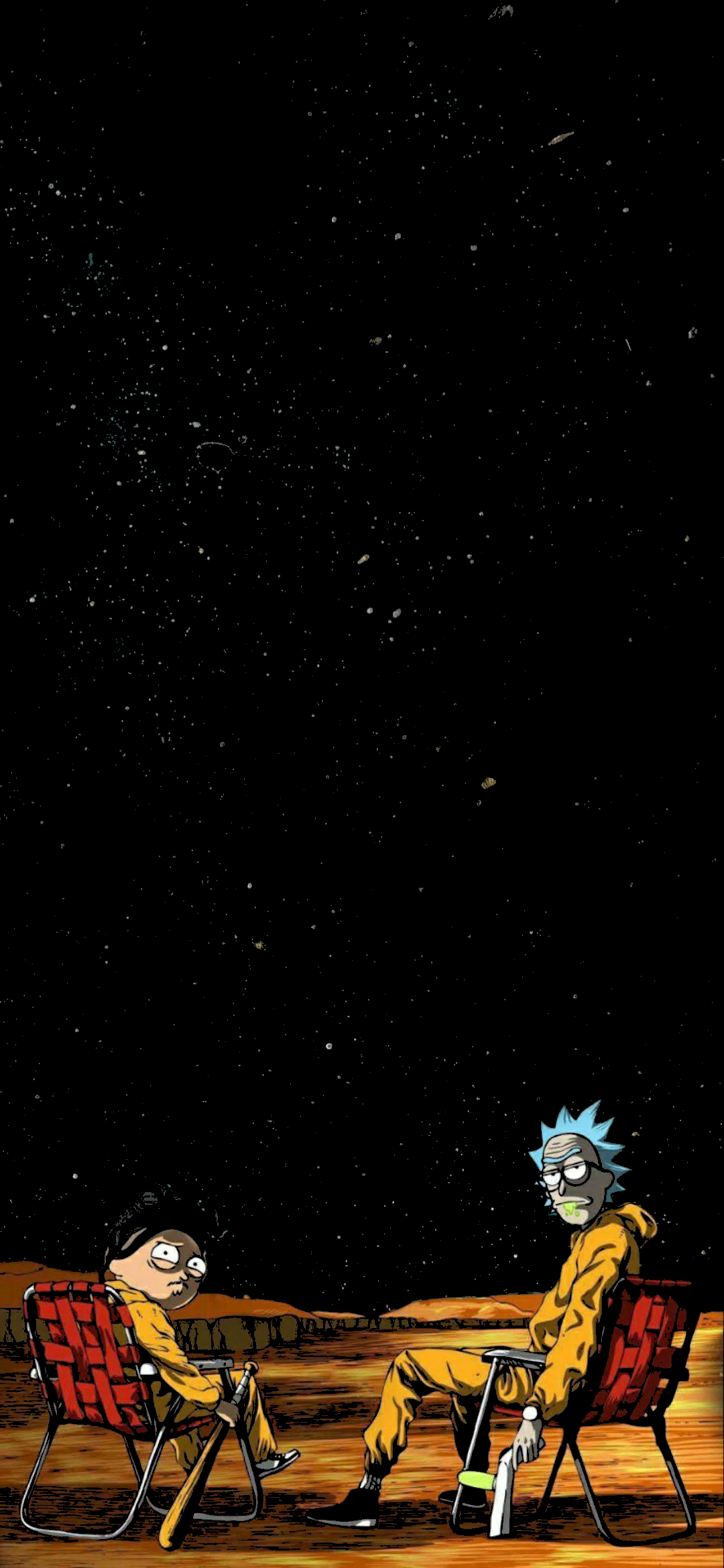Rick And Morty Black Amoled Wallpapers - Wallpaper Cave