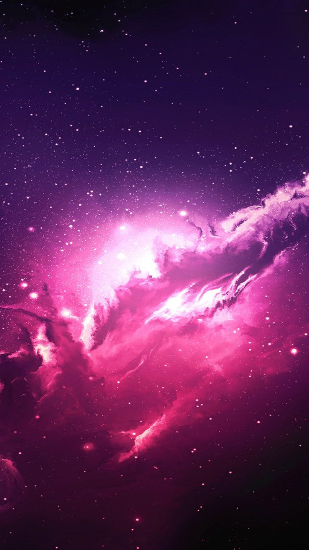 Nebula Pink Galaxy Stars HD Mobile Wallpaper Space Wallpaper 4k HD Wallpaper