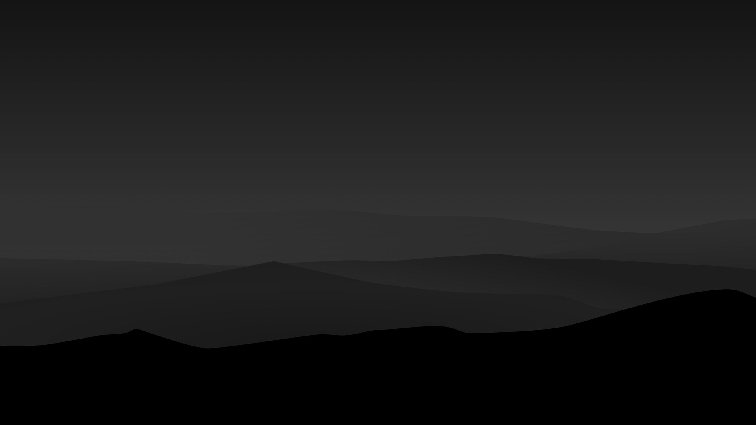 Dark Night Mountains Minimalist 4k 1440P Resolution HD 4k Wallpaper, Image, Background, Photo and Picture