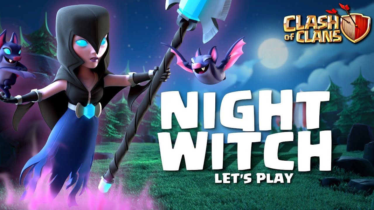 Download Clash Of Clans Night Witch Wallpaper