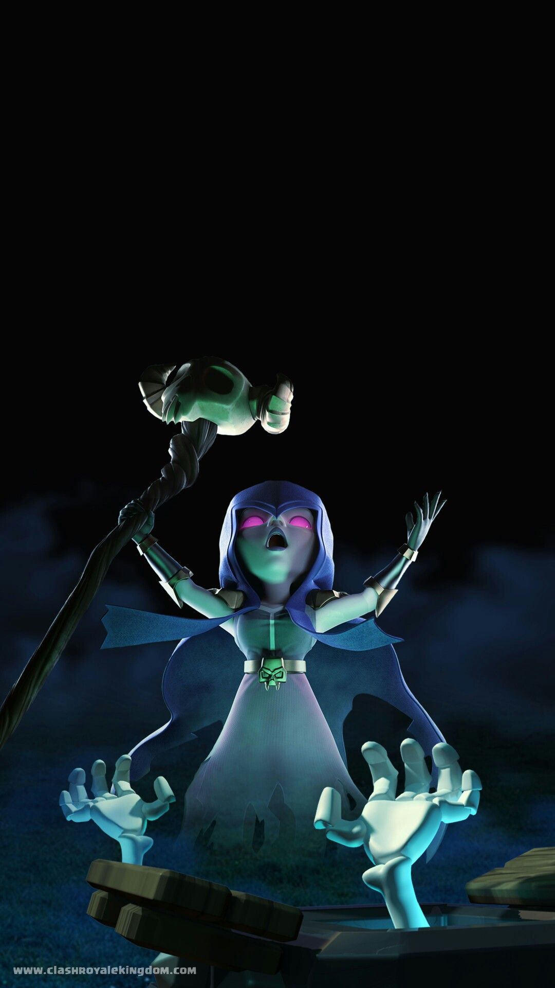 witch summons follow me before save. Clash royale wallpaper, Clash royale, Clash of clans