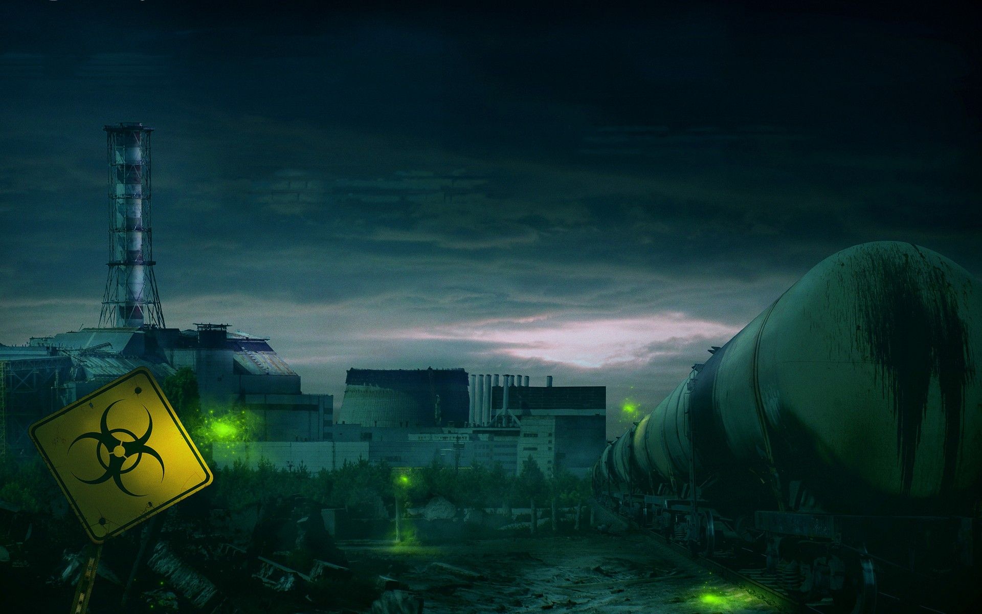 Nuclear chernobyl post apocalyptic wallpaperx1200
