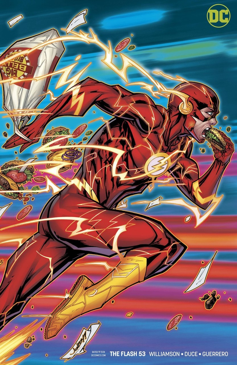 DC The Flash Comic Book [Variant Cover] The Flash Comic Book 53 Variant Cover DC Comics