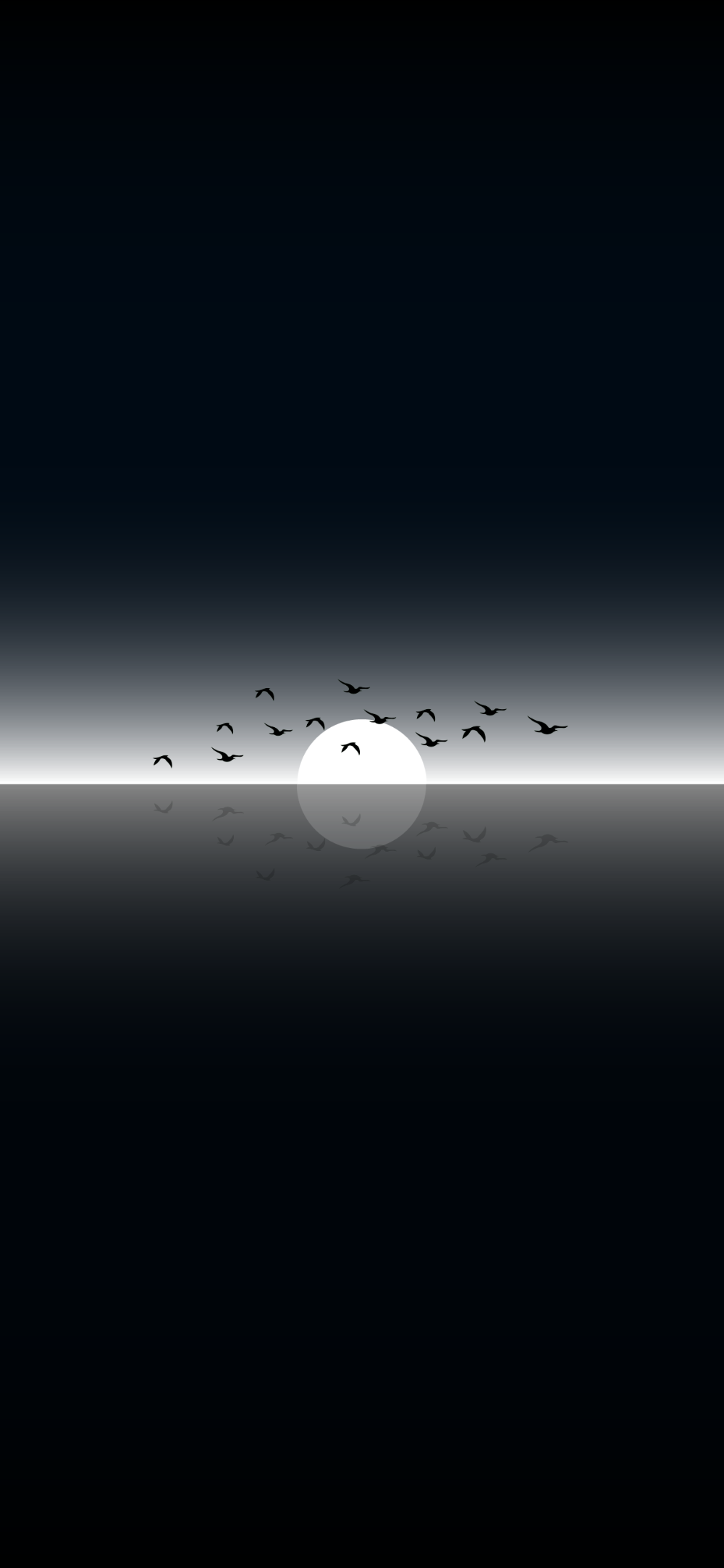 Minimalist phone wallpaper and birds flying. Phone wallpaper, Minimalist phone, Beach wallpaper
