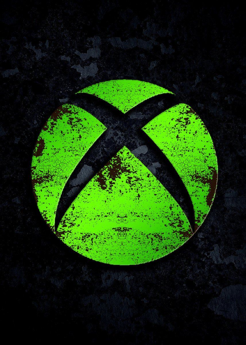 Xbox Logo Gaming Poster Print. metal posters em 2020. Papéis de parede de jogos, Imagem para celular, Papel de parede games