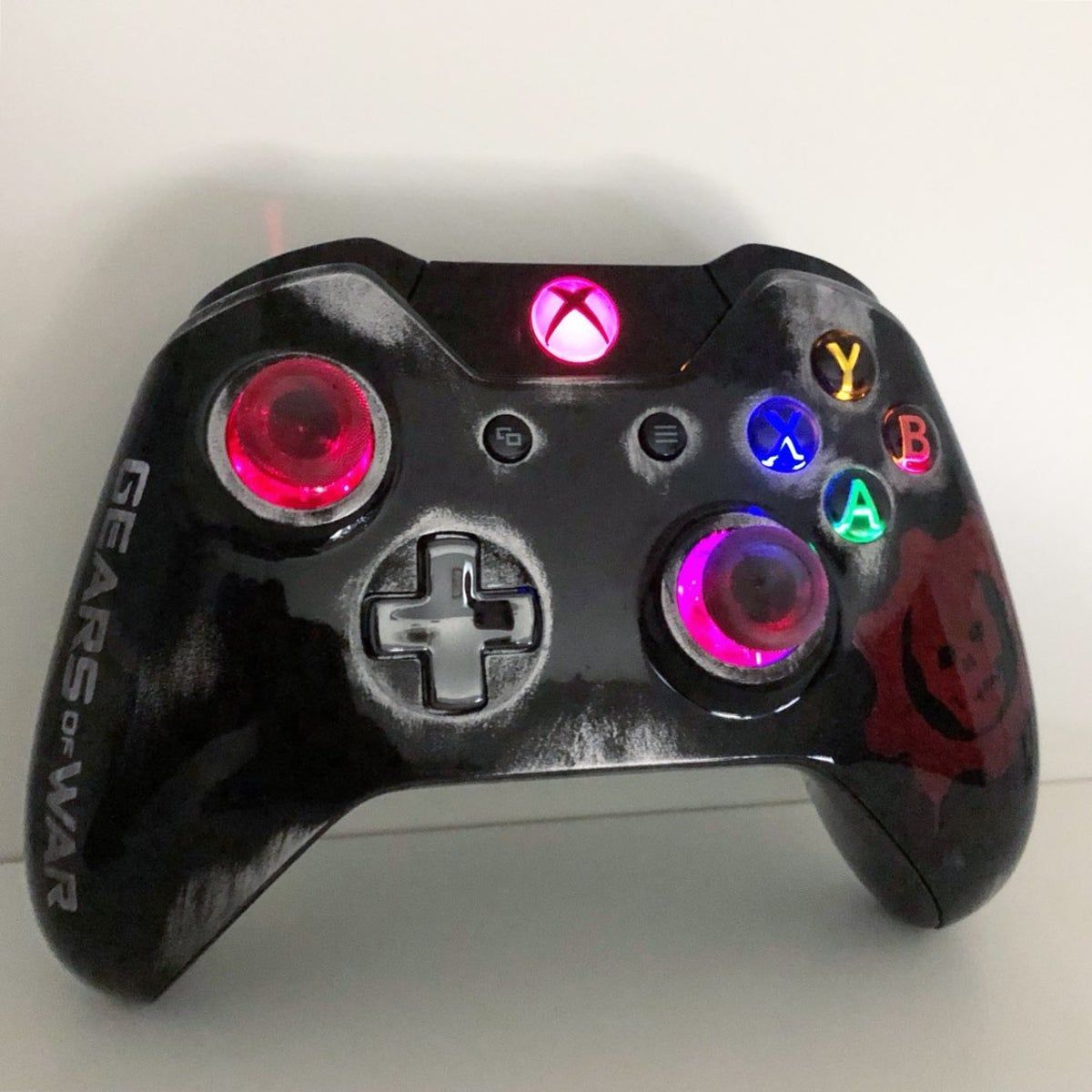 Gears of War Xbox One LED Controller. Xbox, Xbox one, Xbox one controller