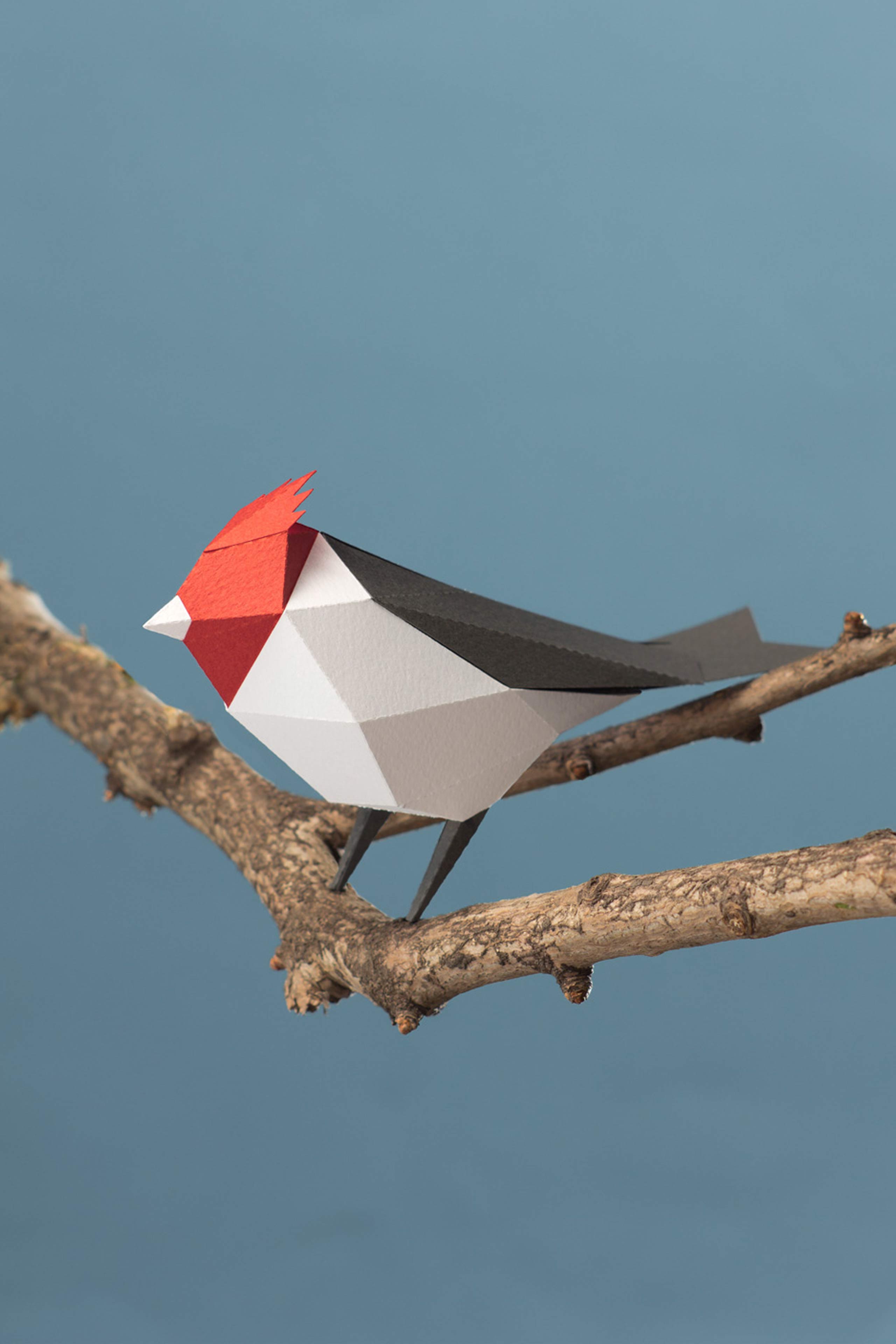 Paper Bird Mobile Wallpaper