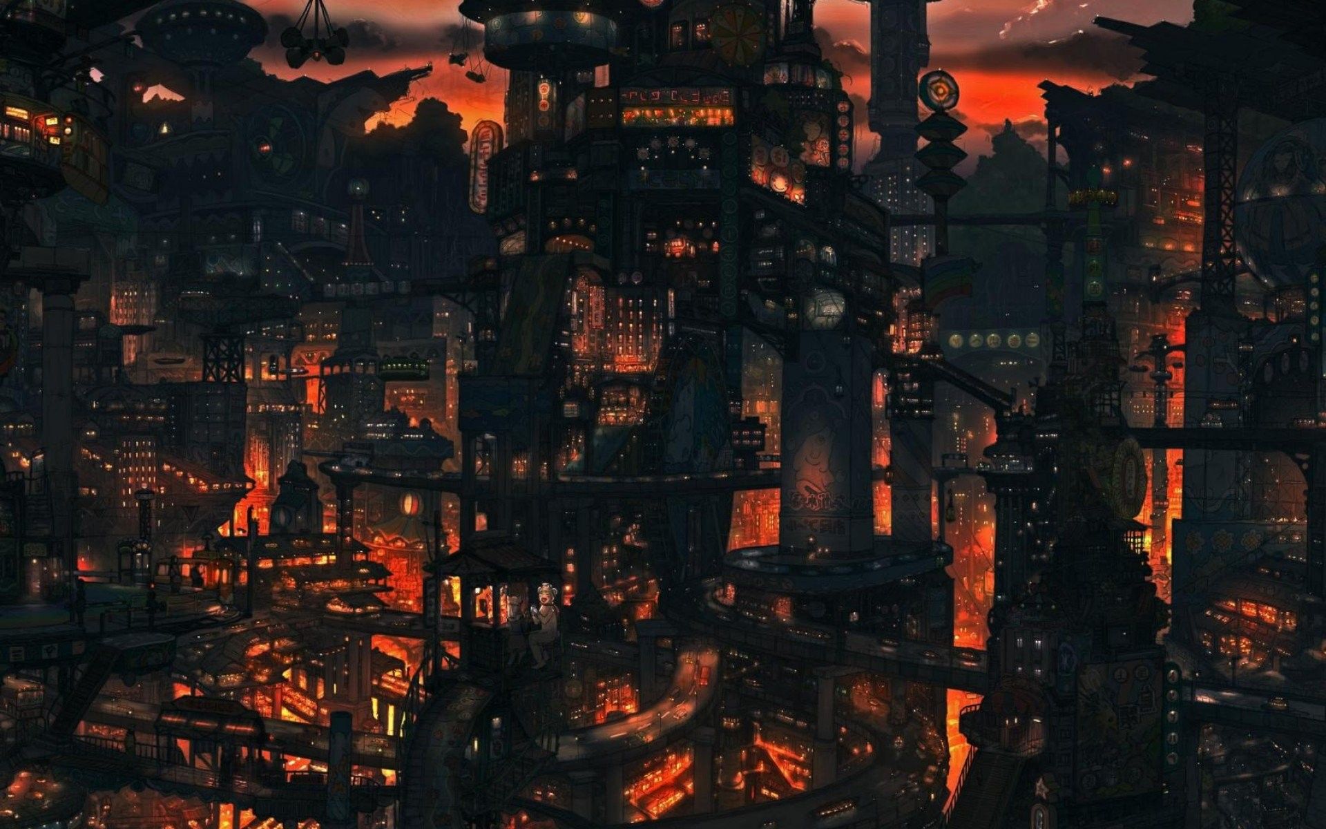 Aesthetic Anime Wallpaper City .animenimania.blogspot.com