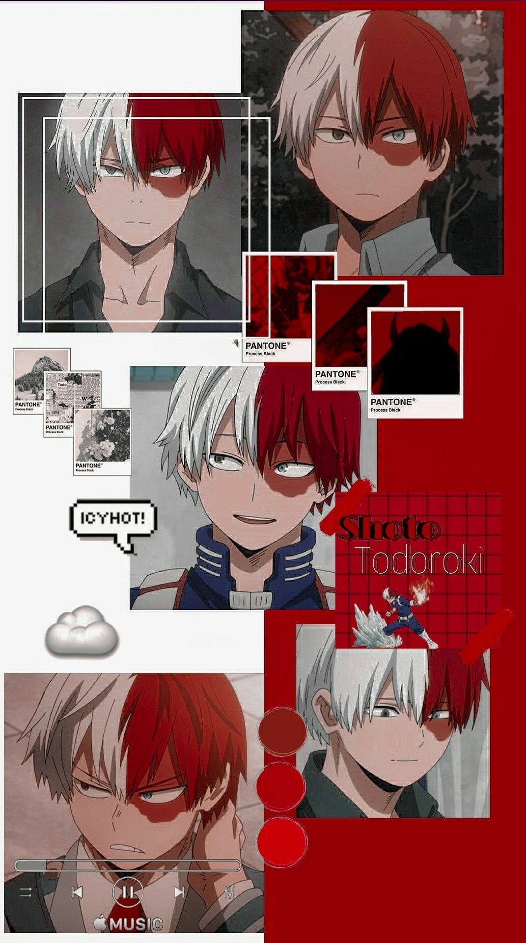 Todoroki Wallpaper. Cute anime character, Cute anime wallpaper, Yandere anime