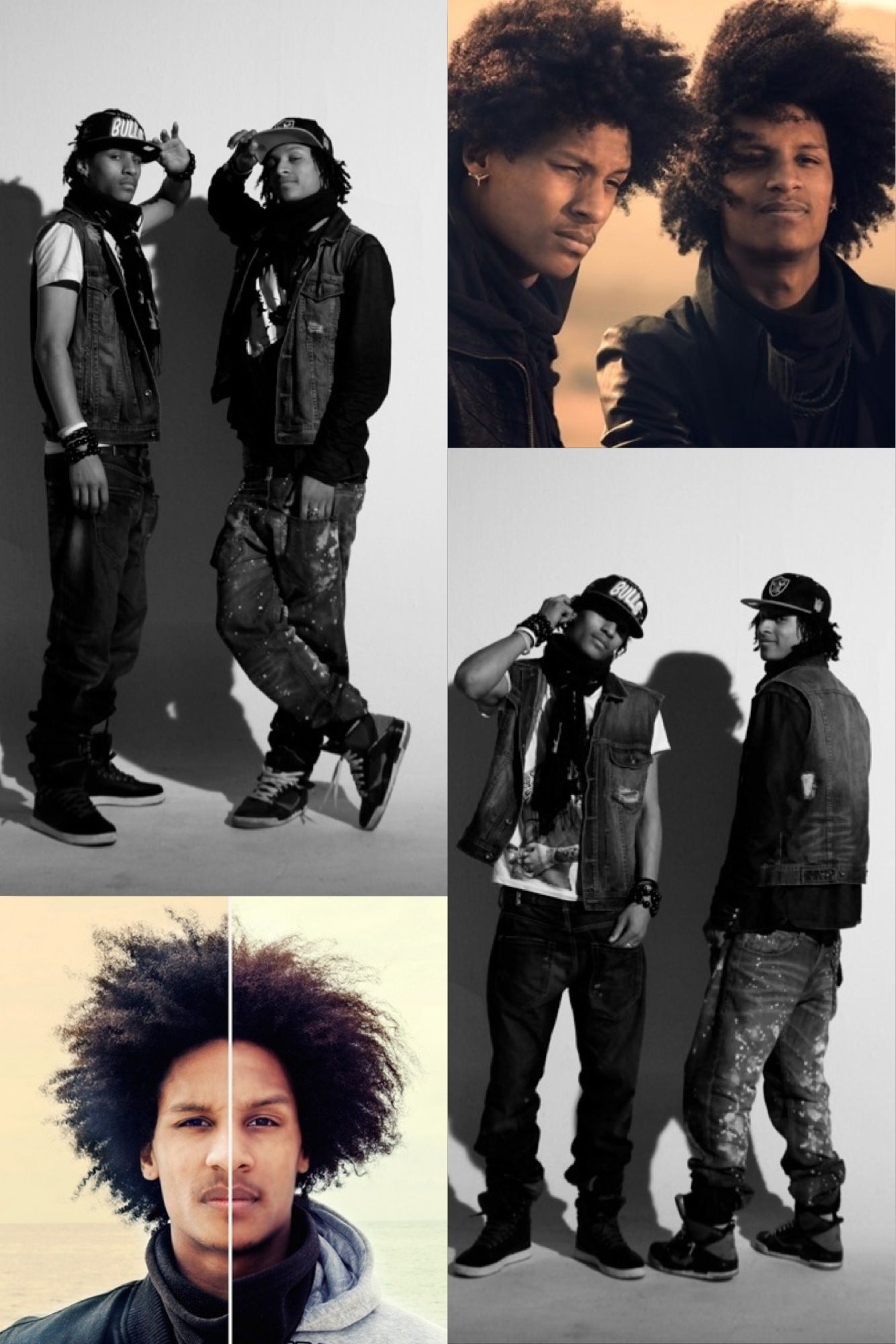 Les twins iPhone background wallpaper. Celebrity twins, Les twins, Les twins larry