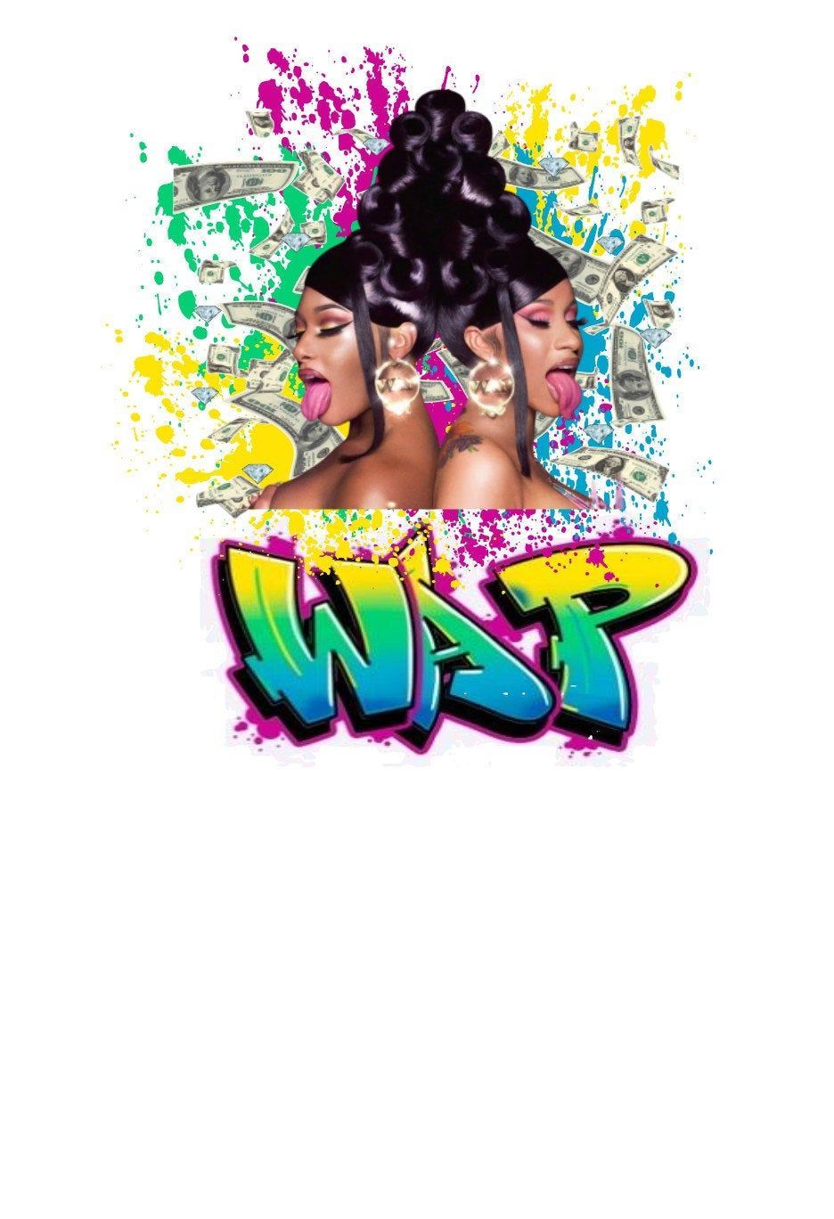 WAP Cardi B and Meg PNG JPEG pdf .com