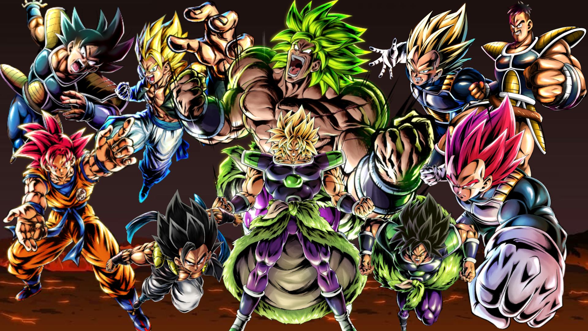 Whipped up a Dragon Ball Super: Broly wallpaper using only legends art