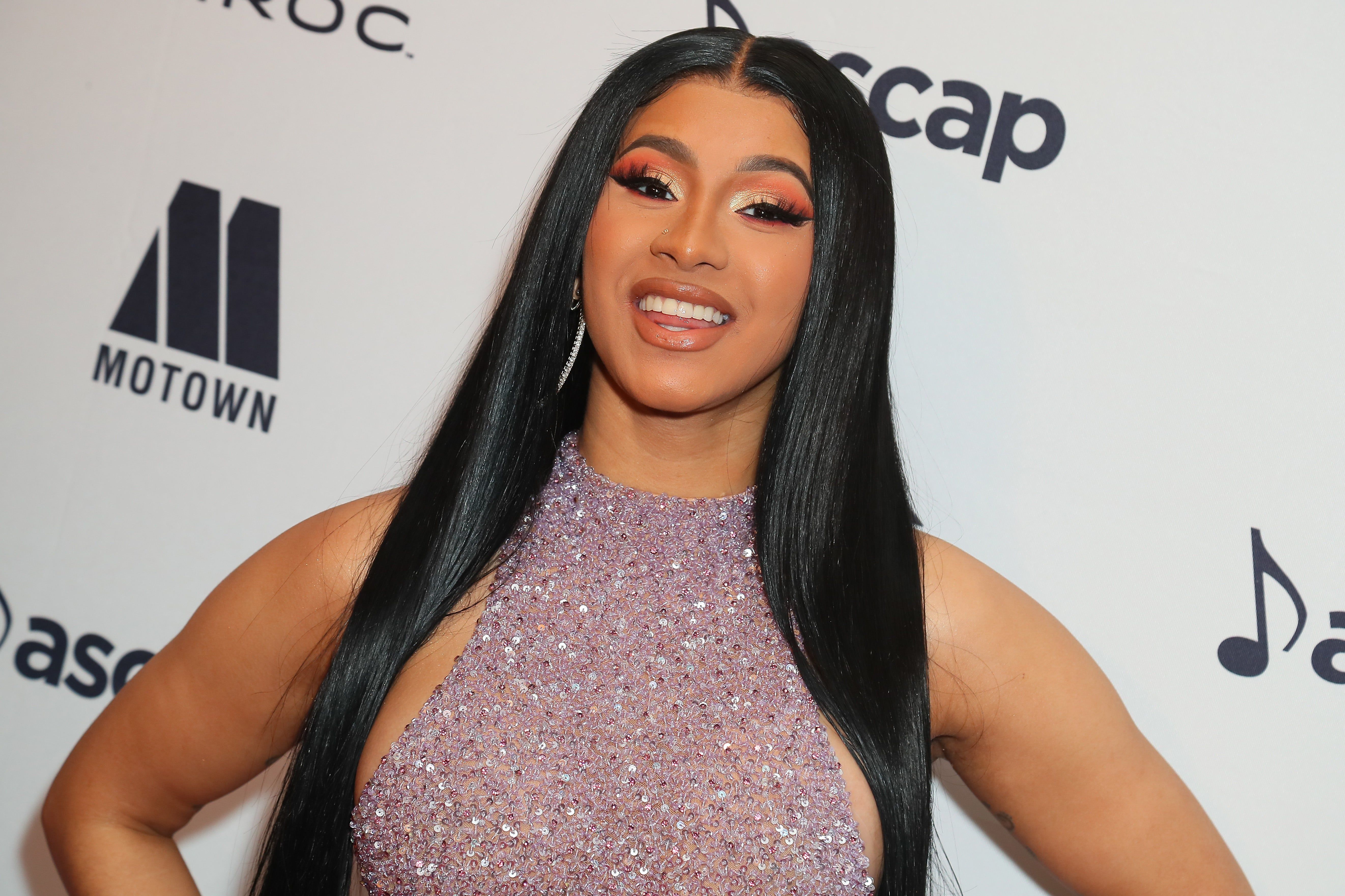 Cardi B Sports Matching Outfit With Daughter Kulture at Her 1st Birthday Party