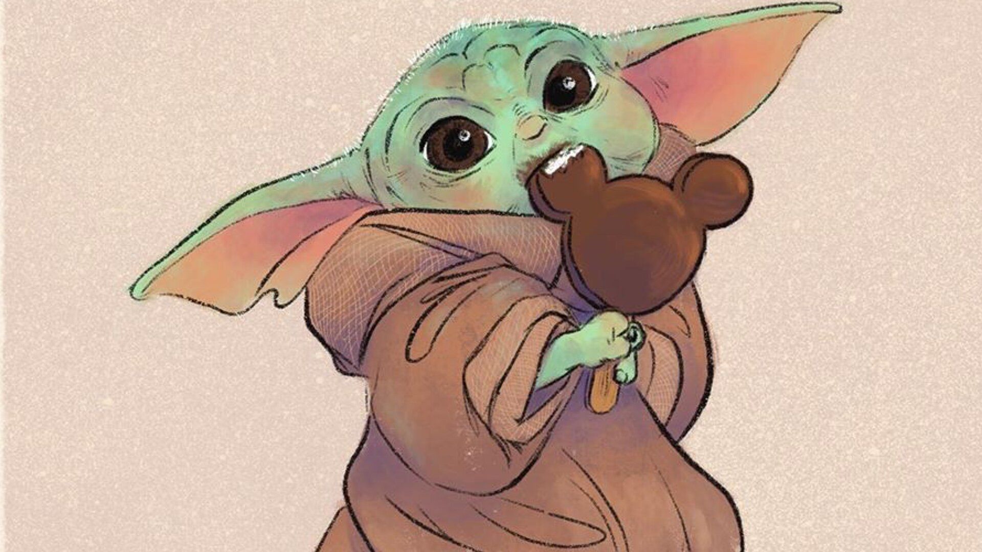 Adorable Cute Wallpaper Baby Stitch And Baby Yoda - Francine