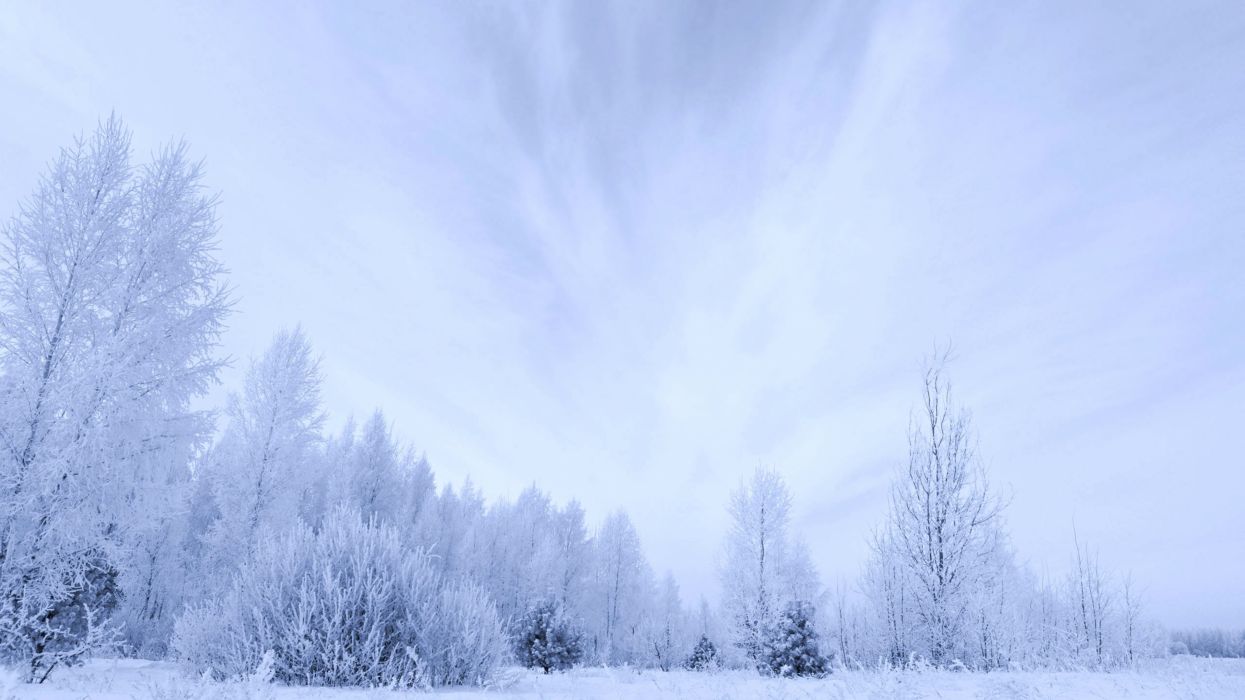 Snow and Sky Wallpaper Free Snow and Sky Background