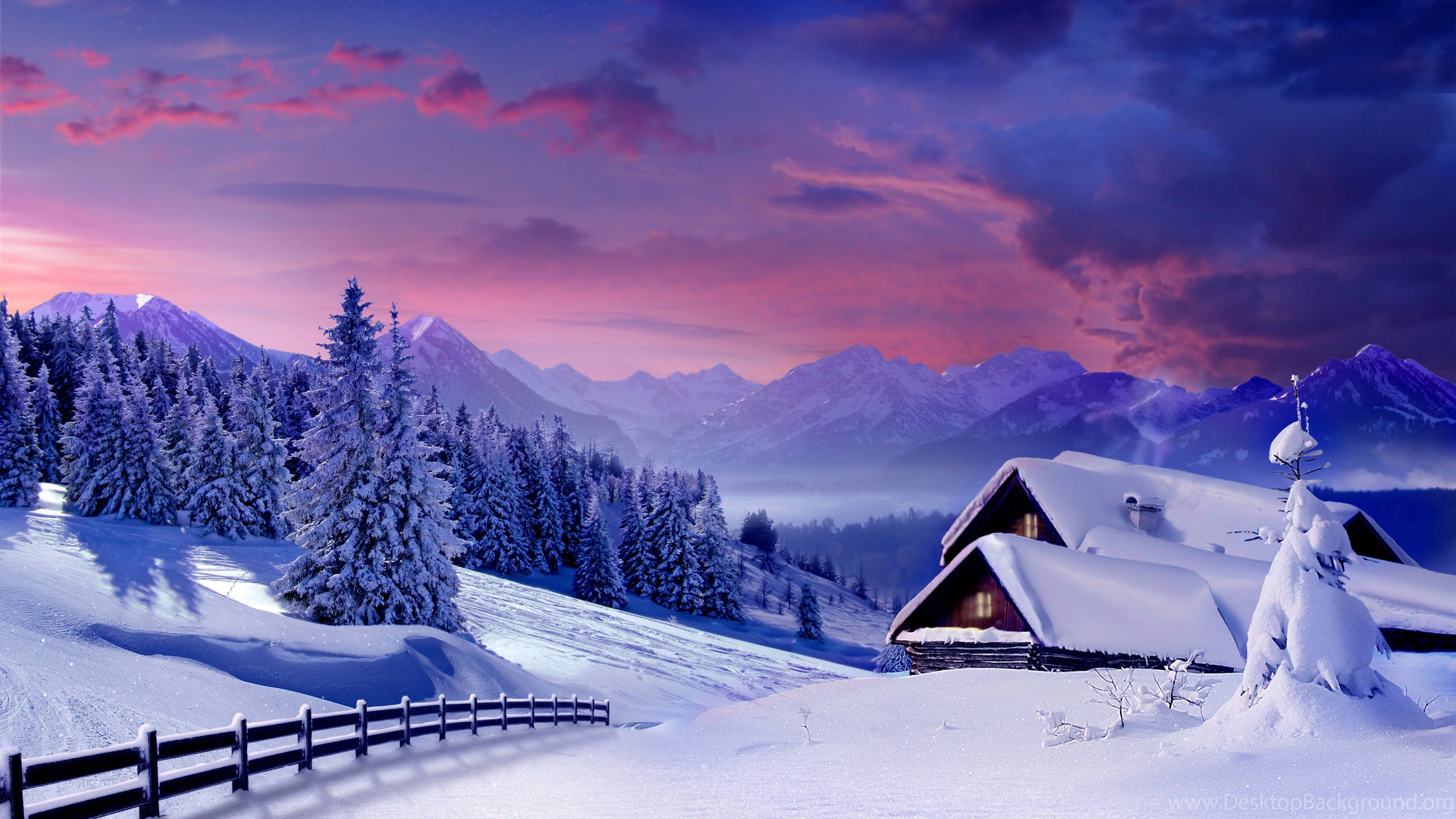 Wallpapers Sky, Snow, Winter, Clouds, Spruce, Snowy Winter. Desktop Backgrounds