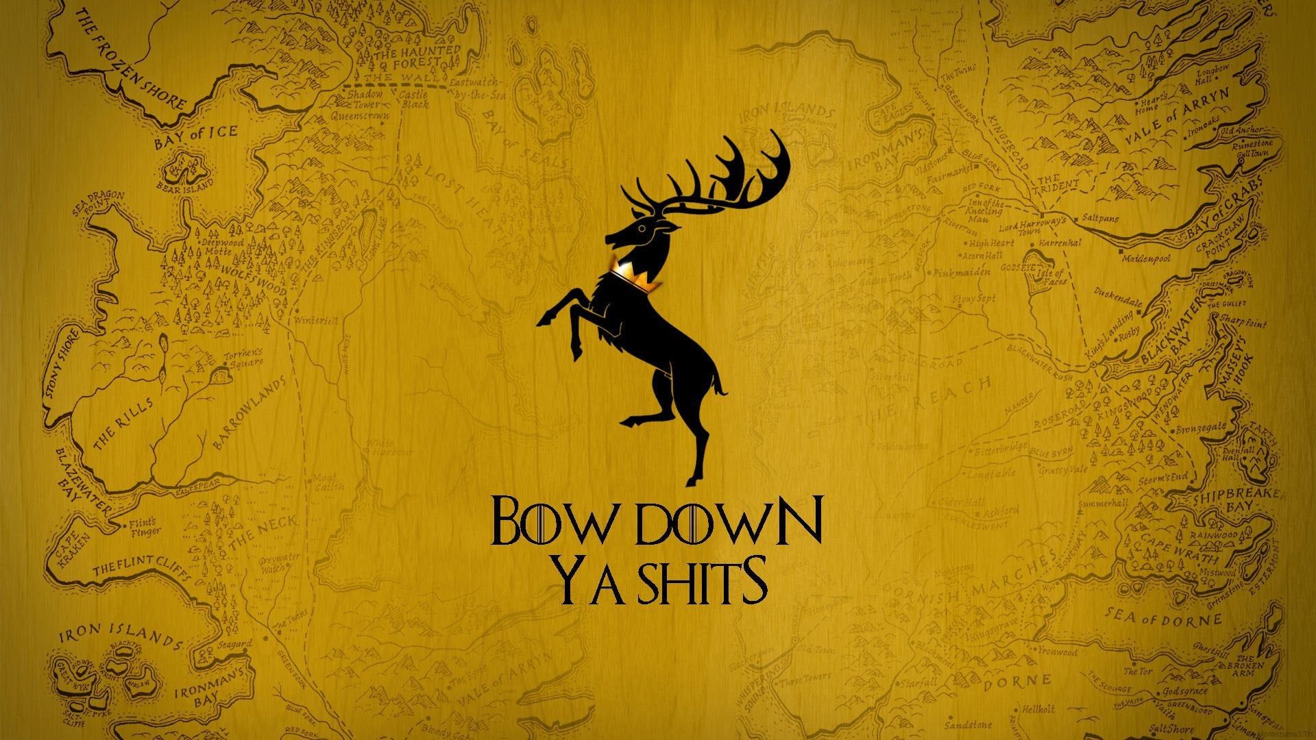 No Spoilers I made a new House Baratheon Wallpaper