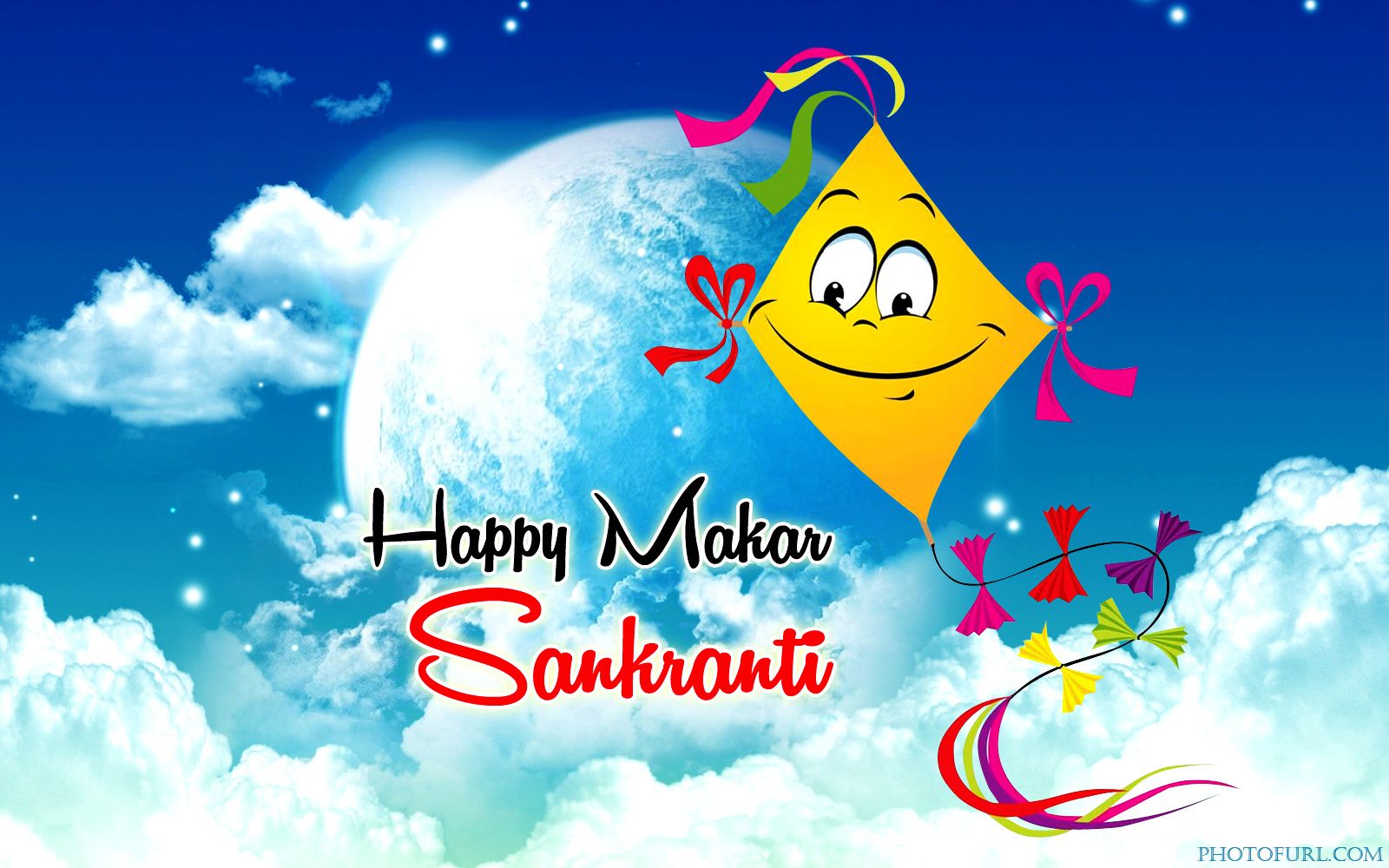 Happy Makar Sankranti 2019 Image and Wallpaper with Wishes to Send on WhatsApp