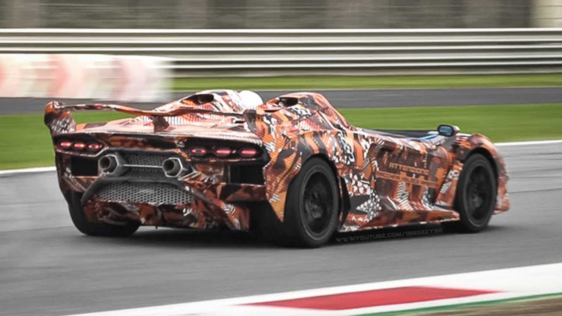 Watch Bonkers Lamborghini SC20 Lap Monza In All Its Roofless Glory