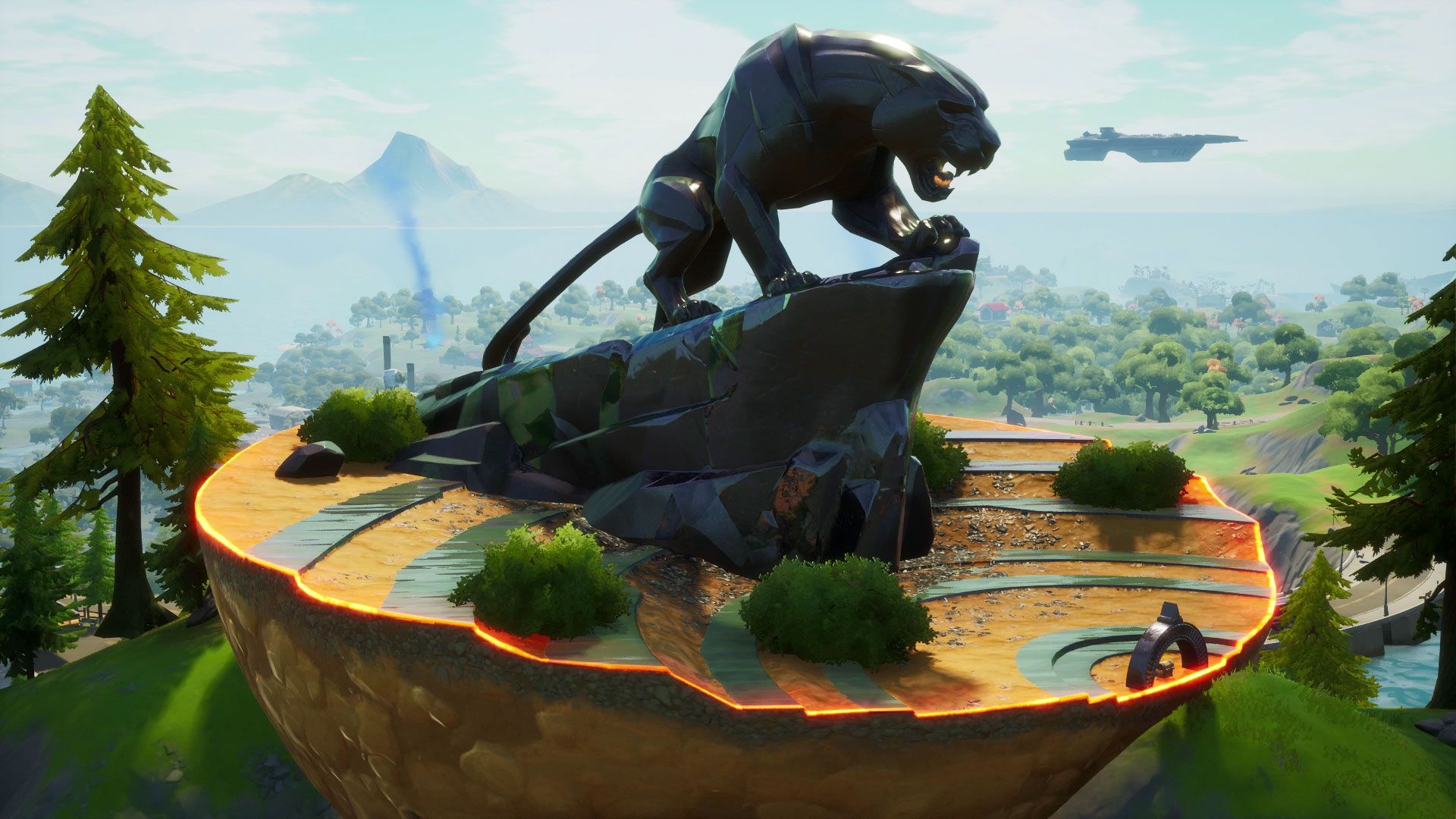Fortnite Panther's Prowl location: Where to visit the Black Panther monument in Fortnite