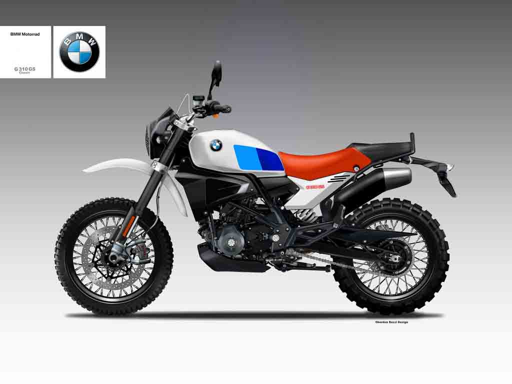 BMW G310 GS Classic Concept Imagines the Bike as Aggressive Scrambler