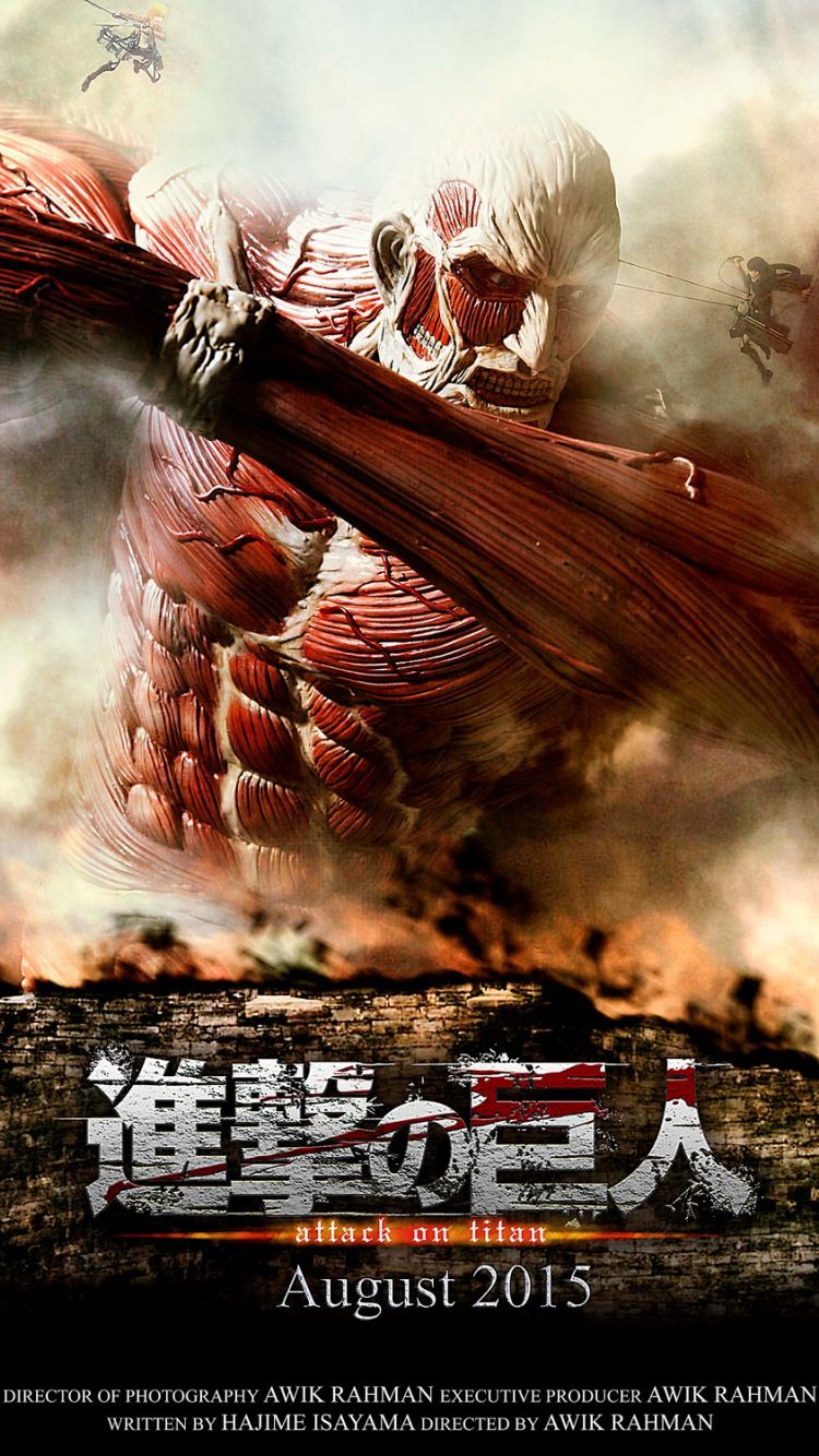 Free download Attack on Titan Live Action Poster Fan made by awikrahman on [1024x1499] for your Desktop, Mobile & Tablet. Explore Attack on Titan Live Wallpaper. Shingeki no Kyojin