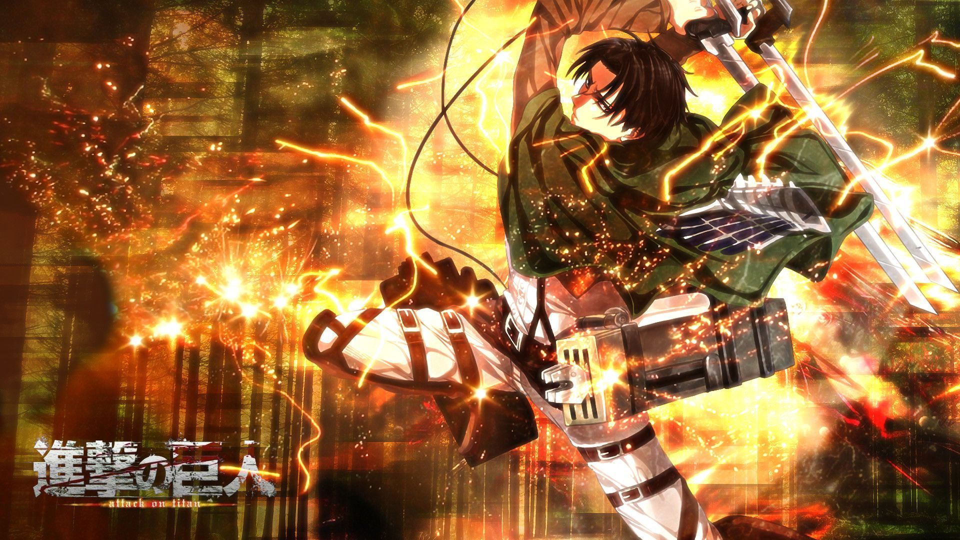 Res: 1920x. Levi Attack on Titan Wallpaper by skeptec. Attack on titan, Attack on titan levi, Anime wallpaper