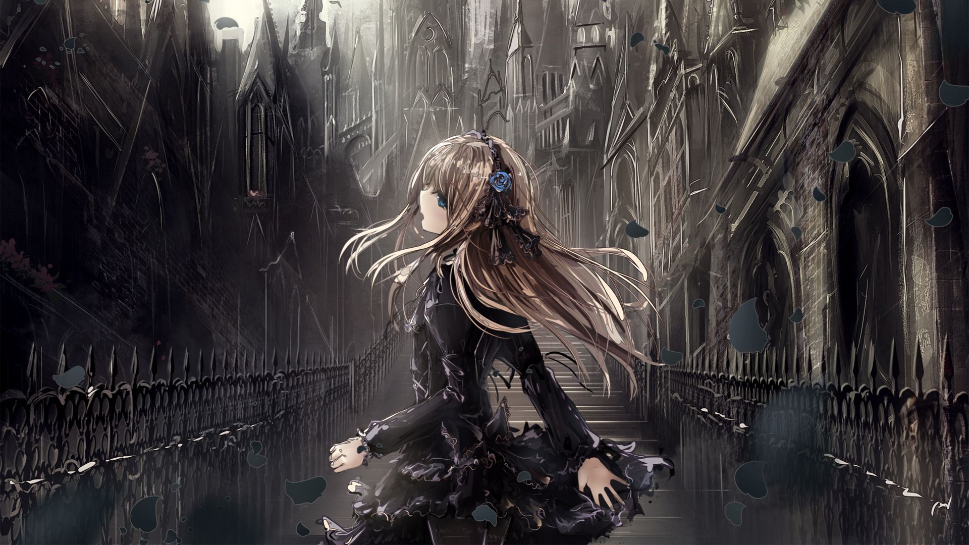 Gothic Anime Girl Wallpaper