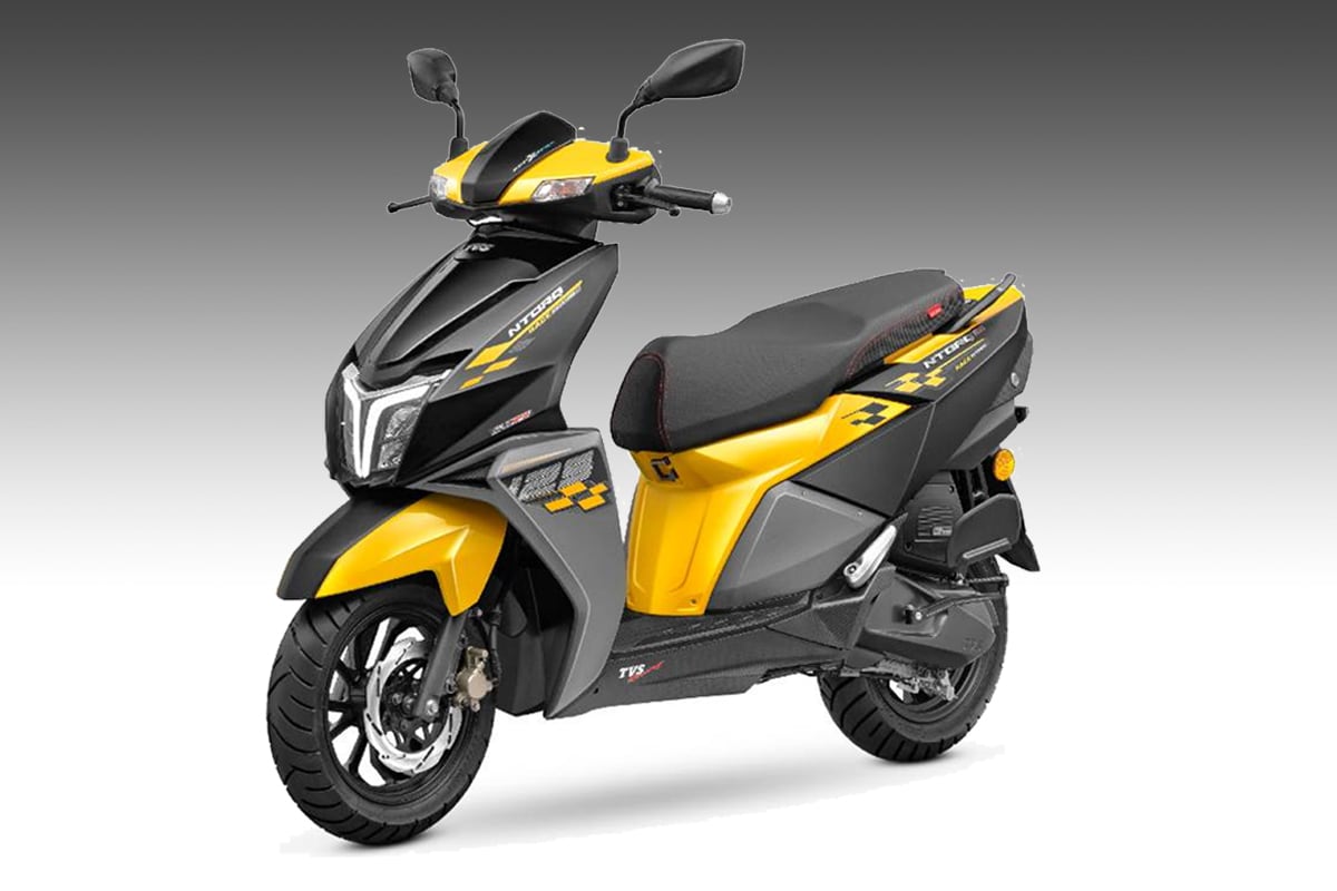 TVS Ntorq 125 Race Edition BS VI Launched In Yellow Colour Option At Rs 365