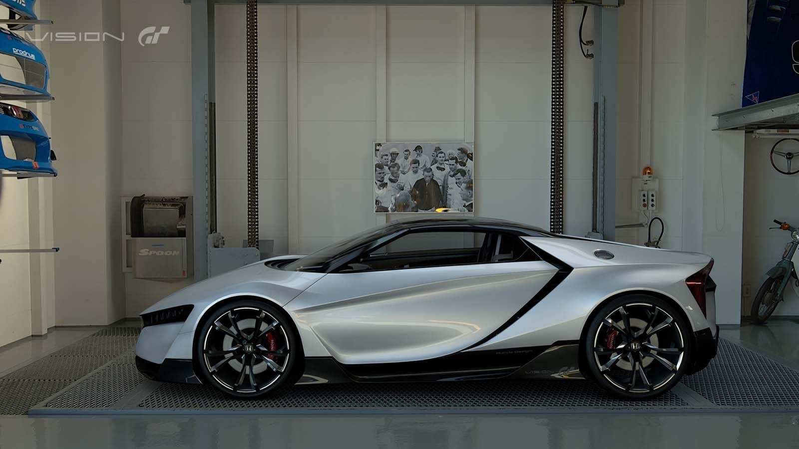 Honda's Baby NSX Emerges As Sports Vision Gran Turismo Concept. Carscoops. Honda, Honda s, Turismo