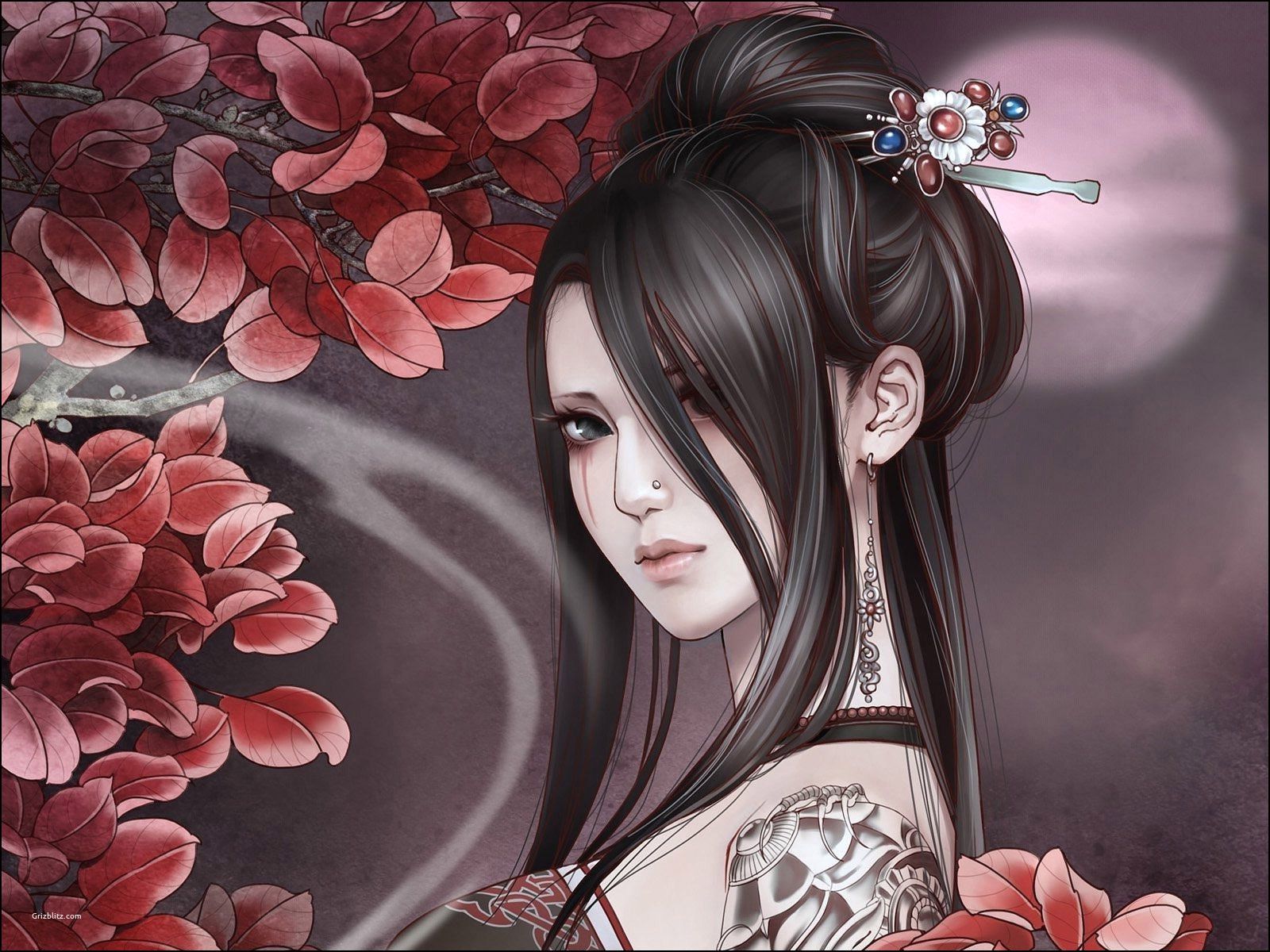 Picture Anime Girl Tattoo Free Download Mooie Anime Anime Wallpaper & Background Download