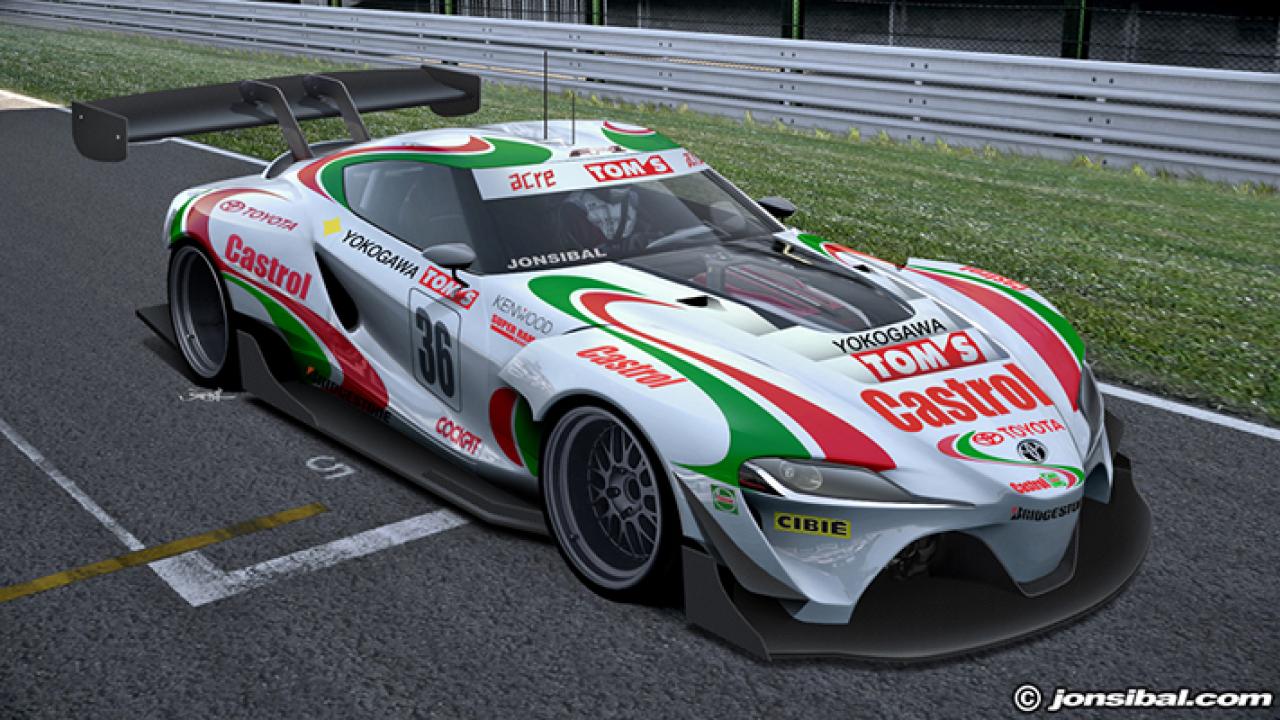 This Is A Toyota FT 1 Racing Car