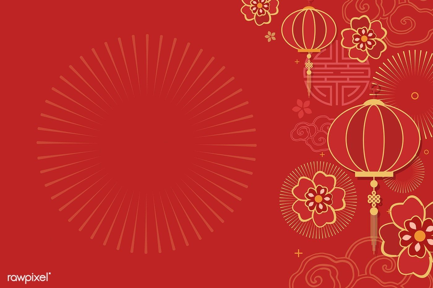 Download premium vector of Chinese new year 2019 greeting background 555236. Chinese new year background, Chinese background, Free vector art