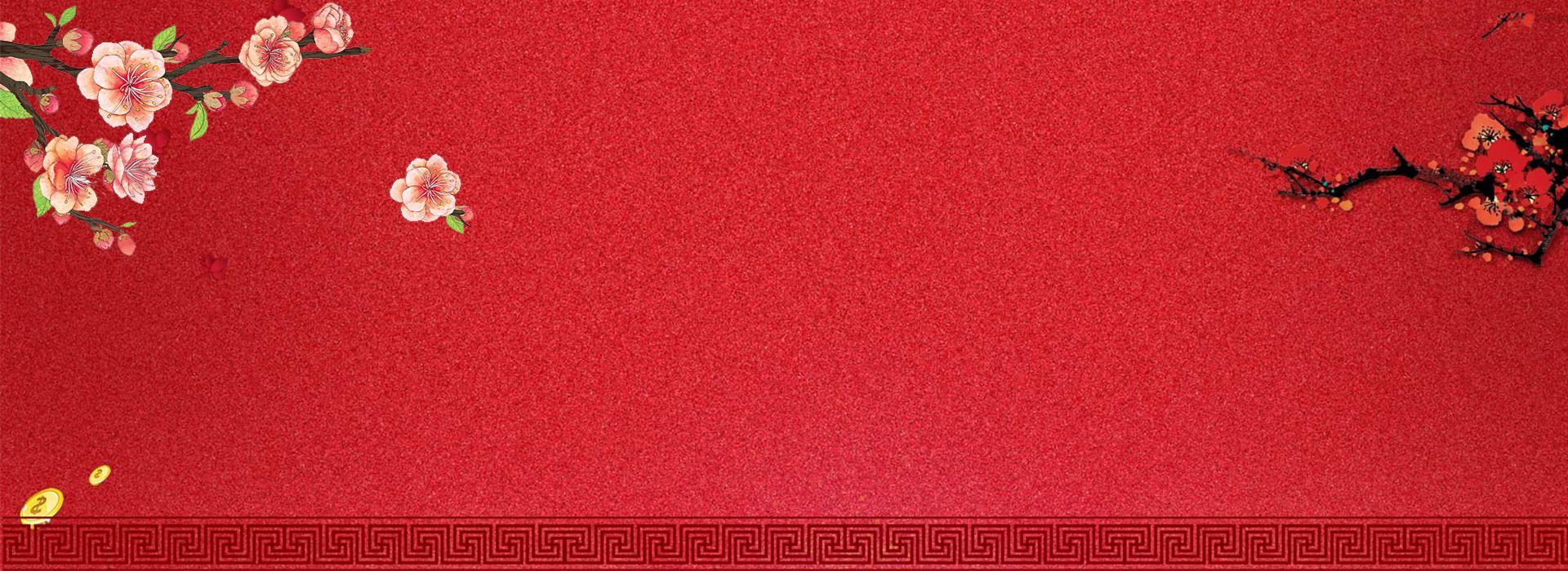 Wallpaper Chinese New Year Red Background