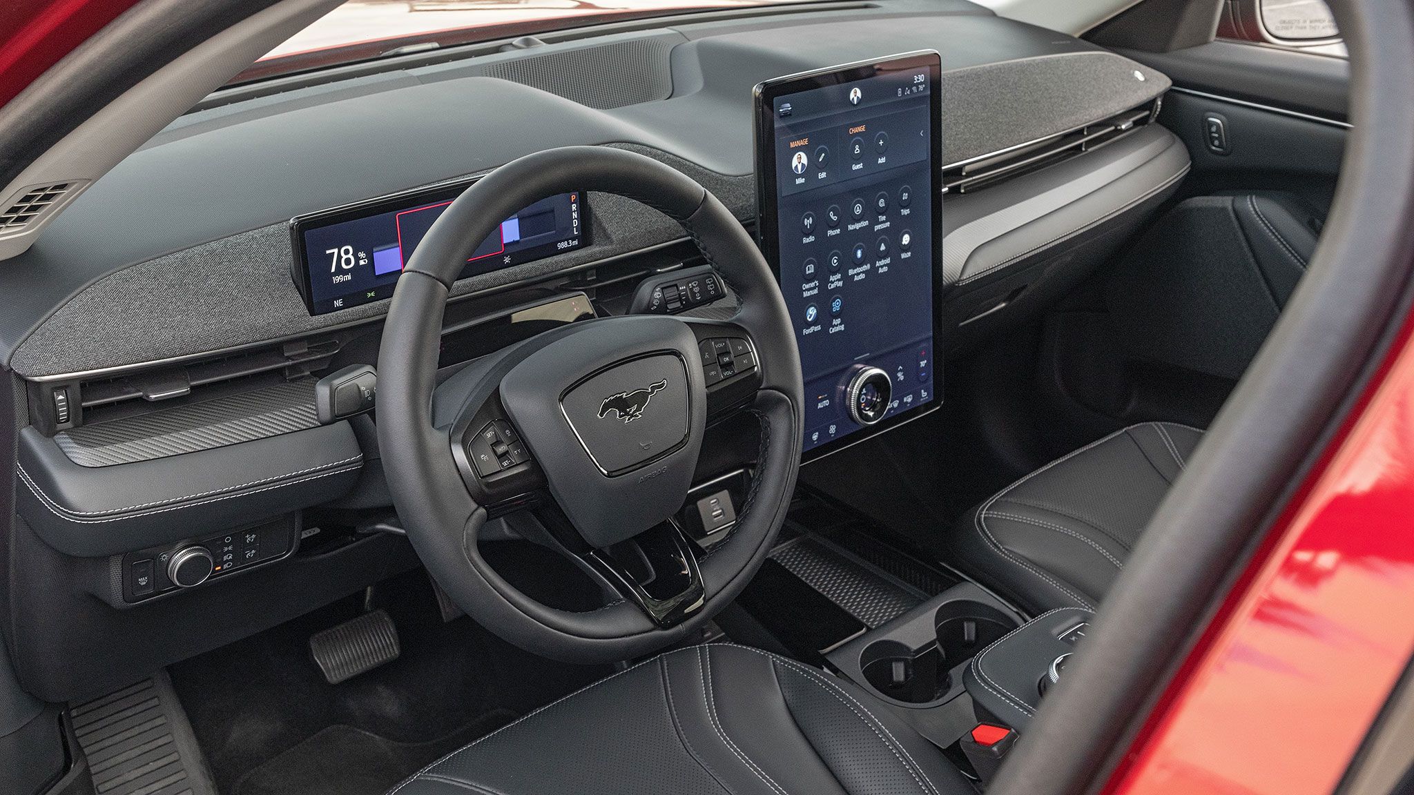The 2021 Ford Mustang Mach E Interior Is Like A Tesla Model Y, But Nicer