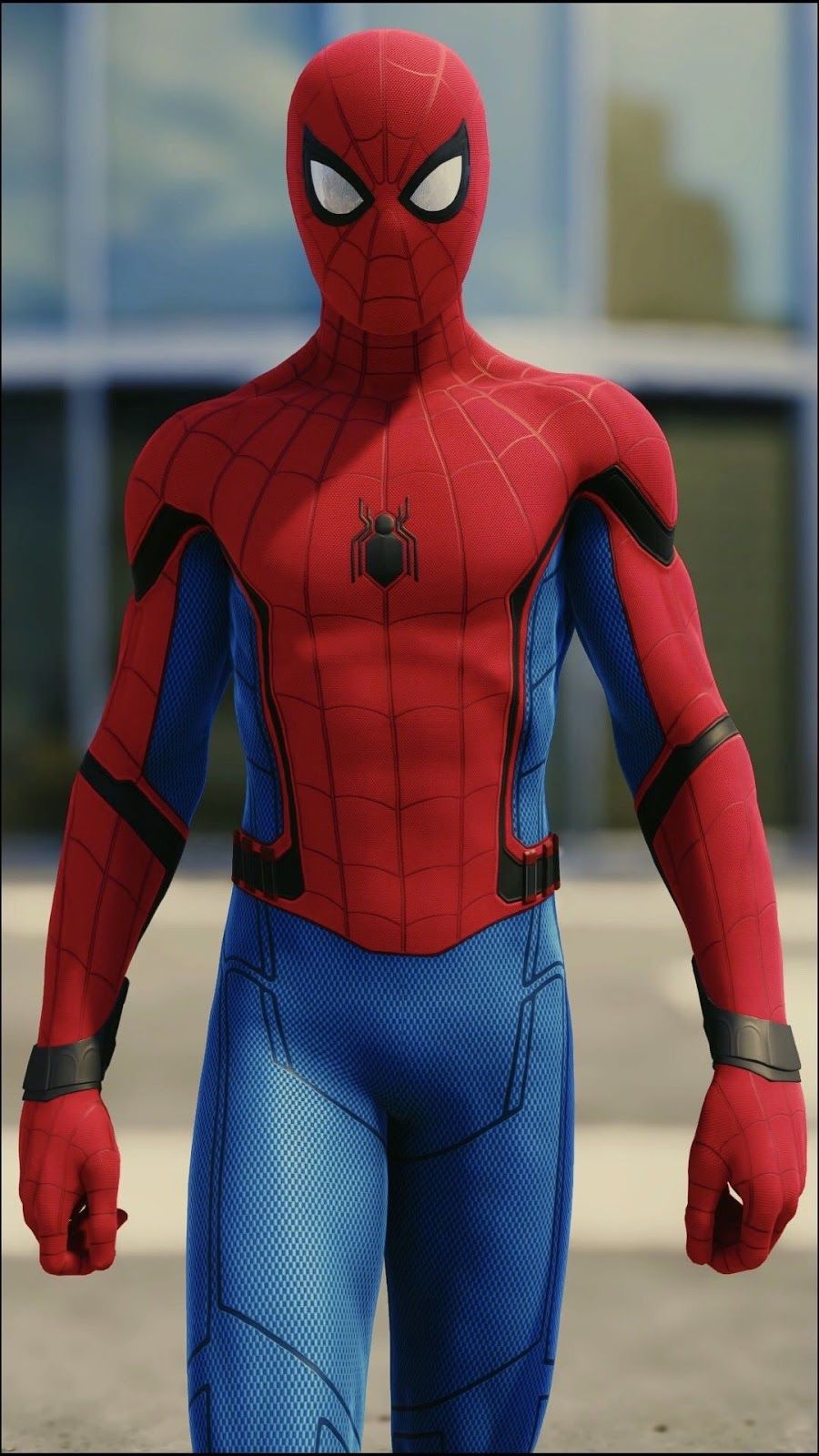 The Best Spiderman Wallpaper for your Smartphone Taken from In Game Photo. In Game Photography