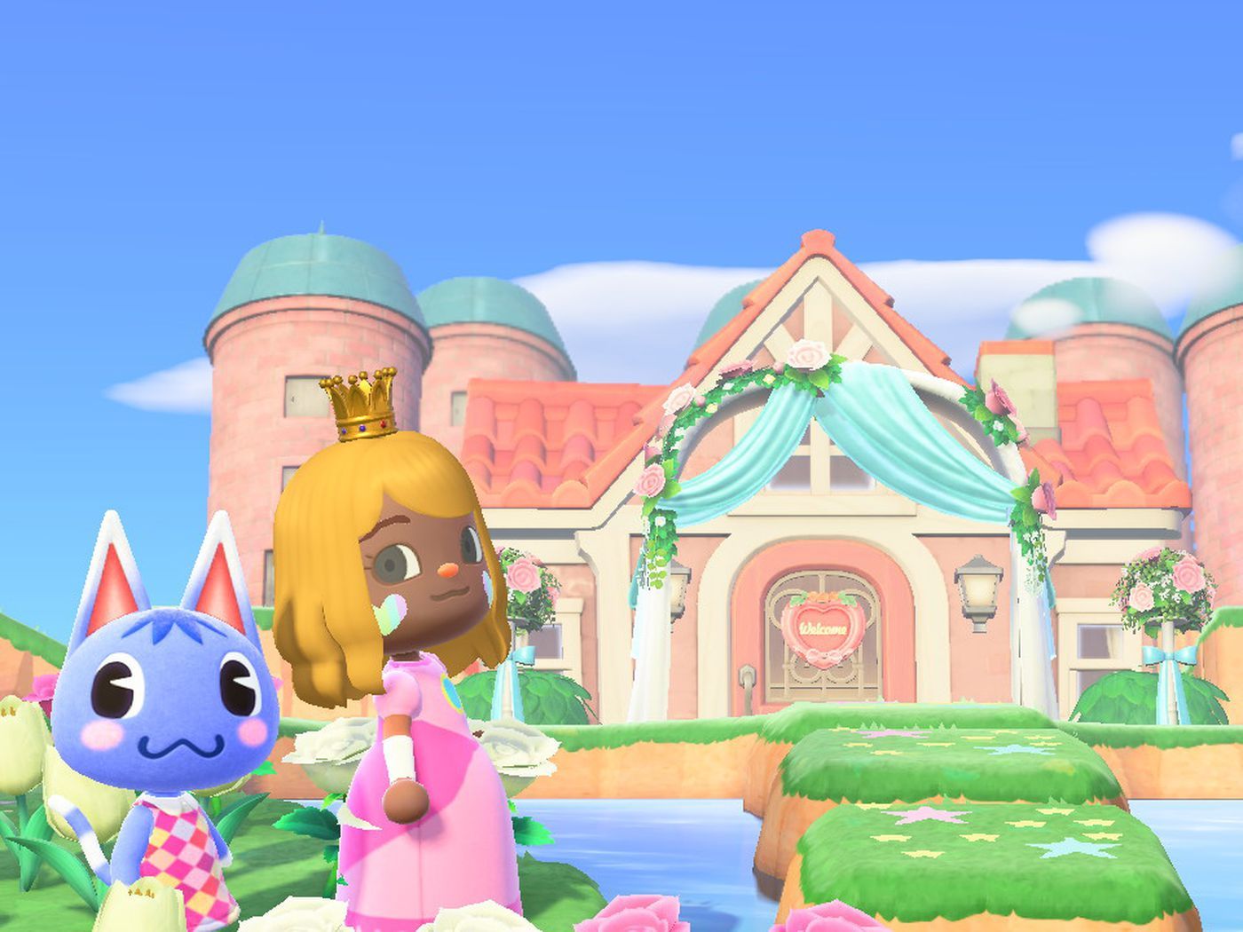 Animal Crossing: New Horizons fans transform islands into castles