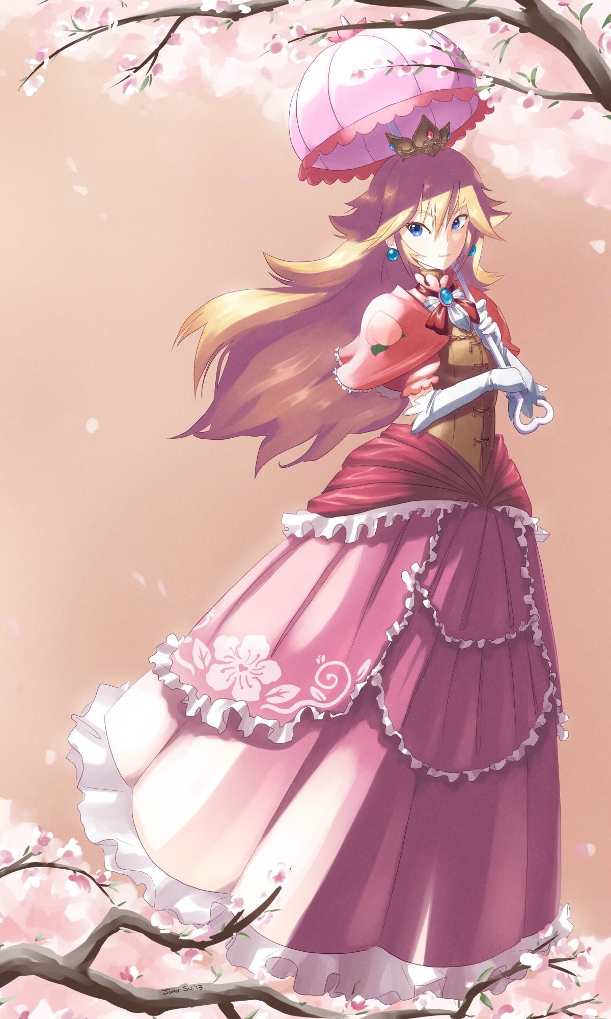 Princess Peach Mario Bros. Anime Image Board