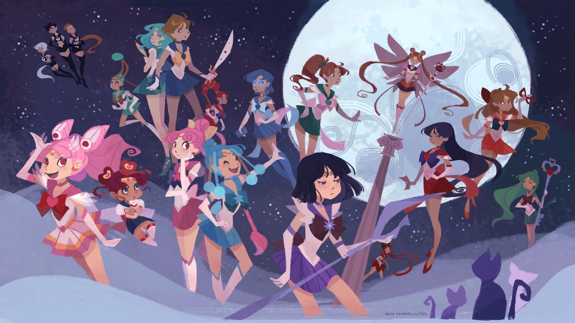 Sailor Moon Crystal Season 3 CD Wallpaper (Full) by xuweisen on DeviantArt