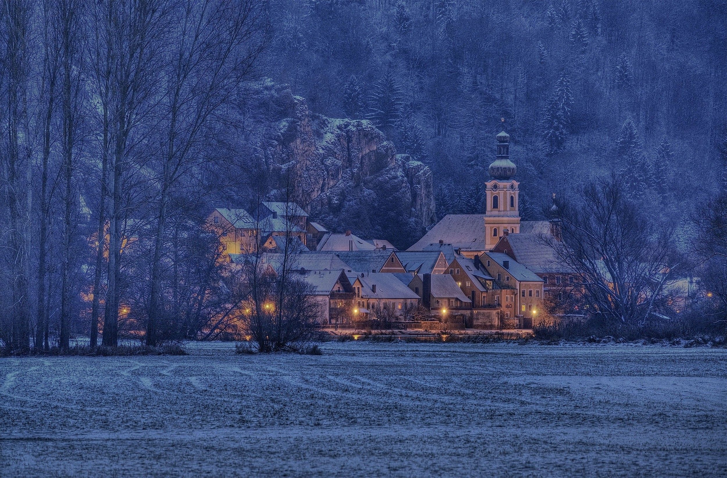 winter, Church, Landscape, Snow, Ice Wallpaper HD / Desktop and Mobile Background