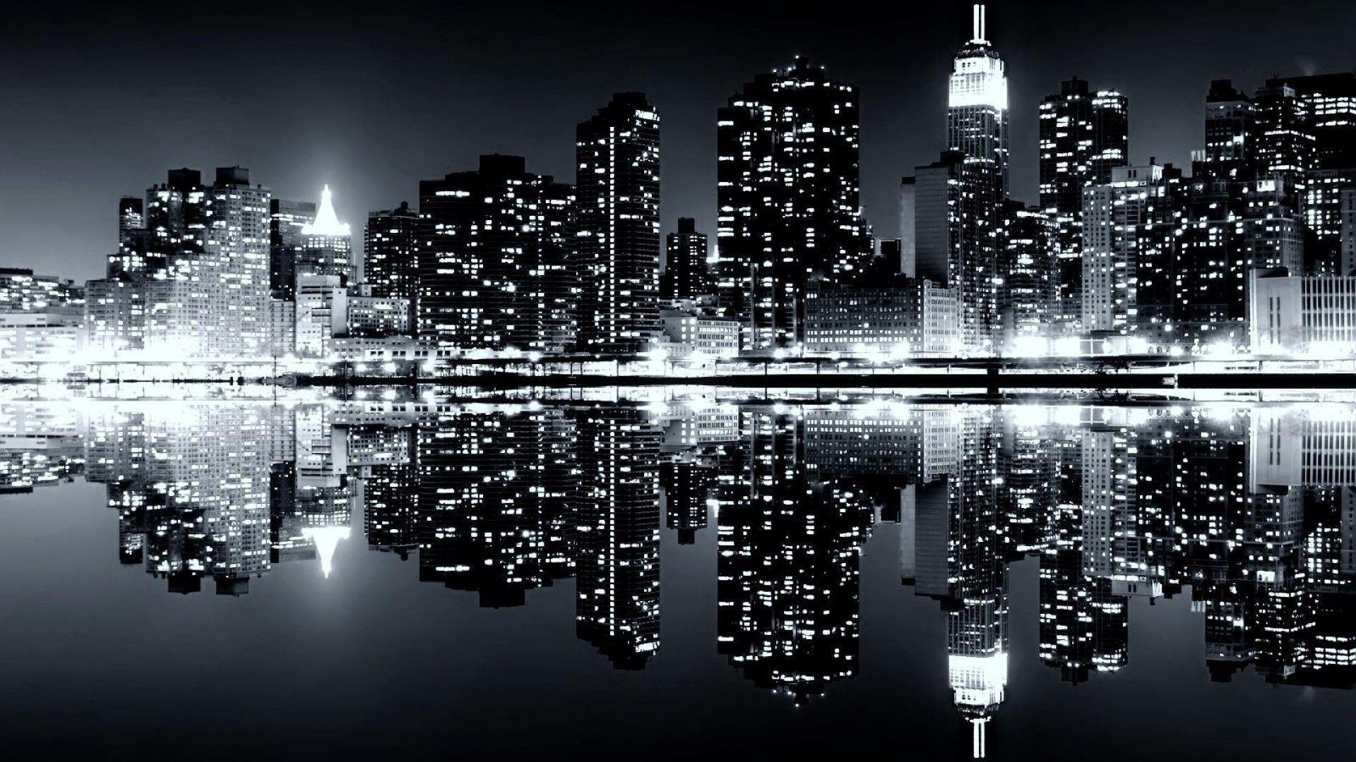 City Black And White Wallpaper Free City Black And White Background