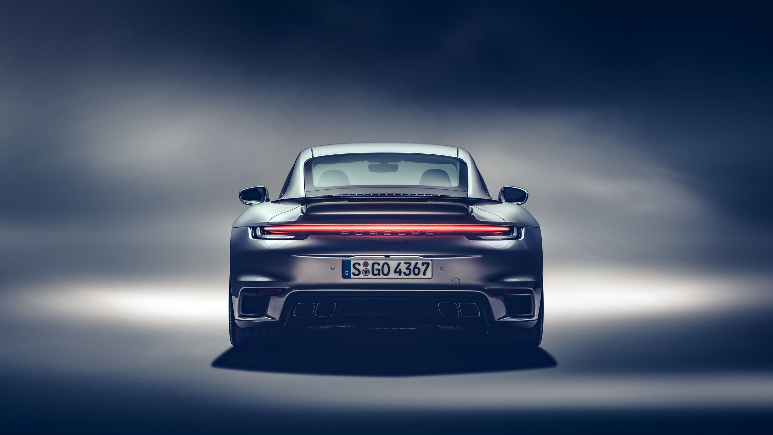 Porsche 911 Turbo S Rear 1440P Resolution HD 4k Wallpaper, Image, Background, Photo and Picture