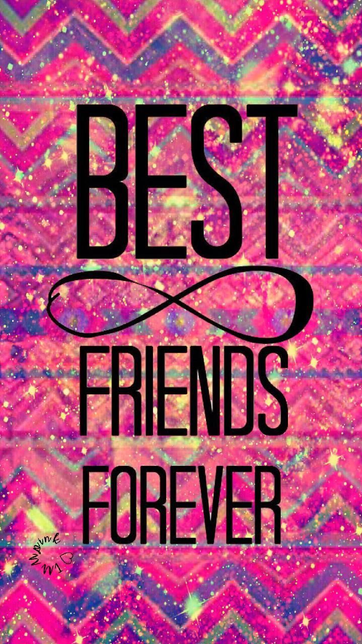 Best Friends Infinity Galaxy Wallpaper #androidwallpaper #iphonewallpaper # wallpaper #galaxy. Friendship quotes wallpaper, Best friend wallpaper, Cute bff quotes