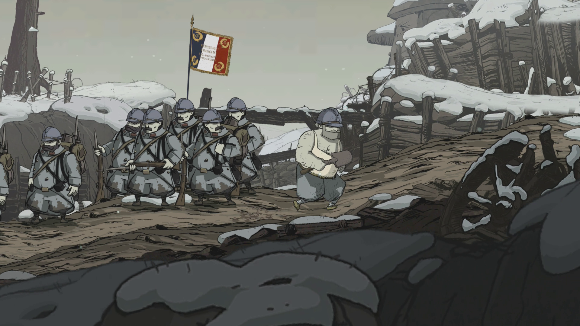 Кто озвучивал valiant hearts the great war