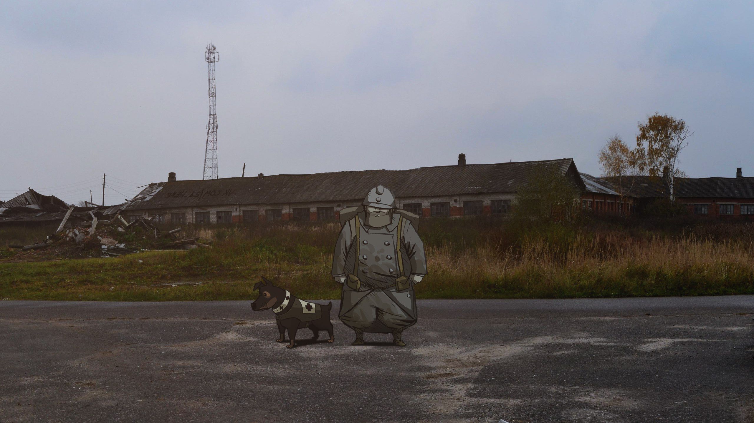 artwork video games dog fall valiant hearts the great war Wallpaper HD / Desktop and Mobile Background